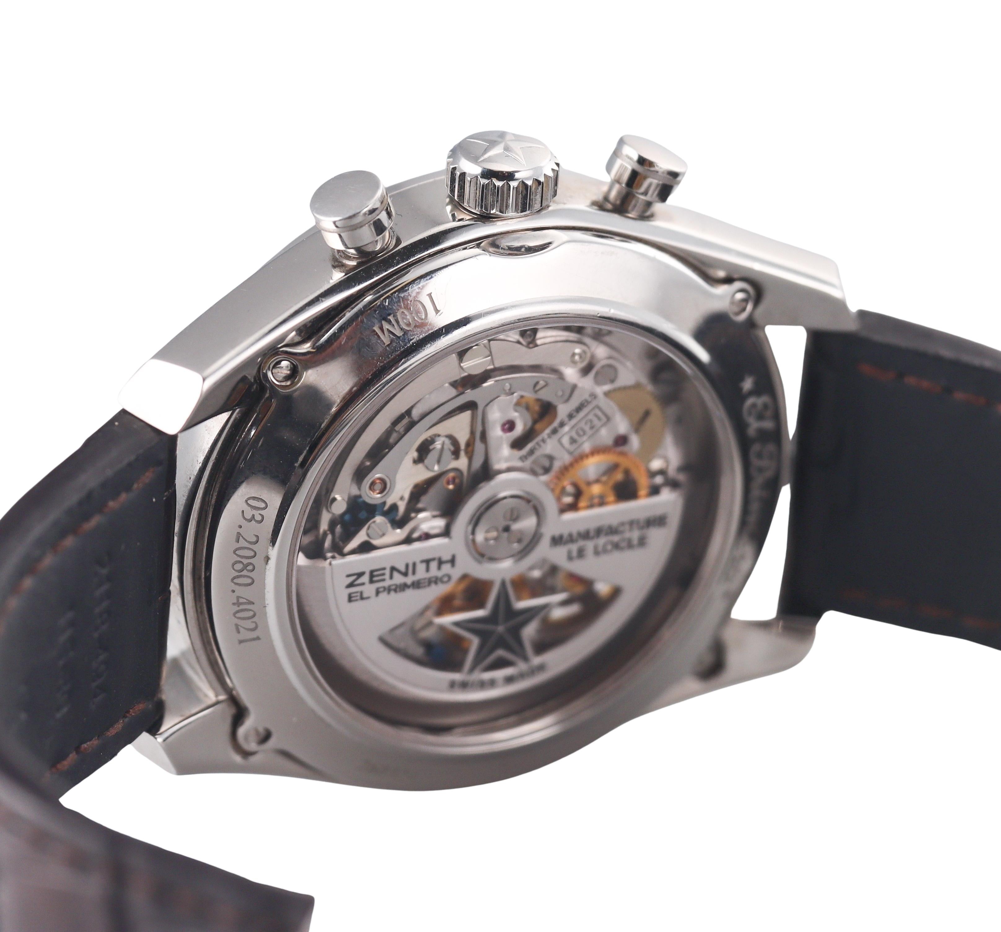 Zenith El Primero Chronomaster Open Power Reserve Watch 03.2080.4021