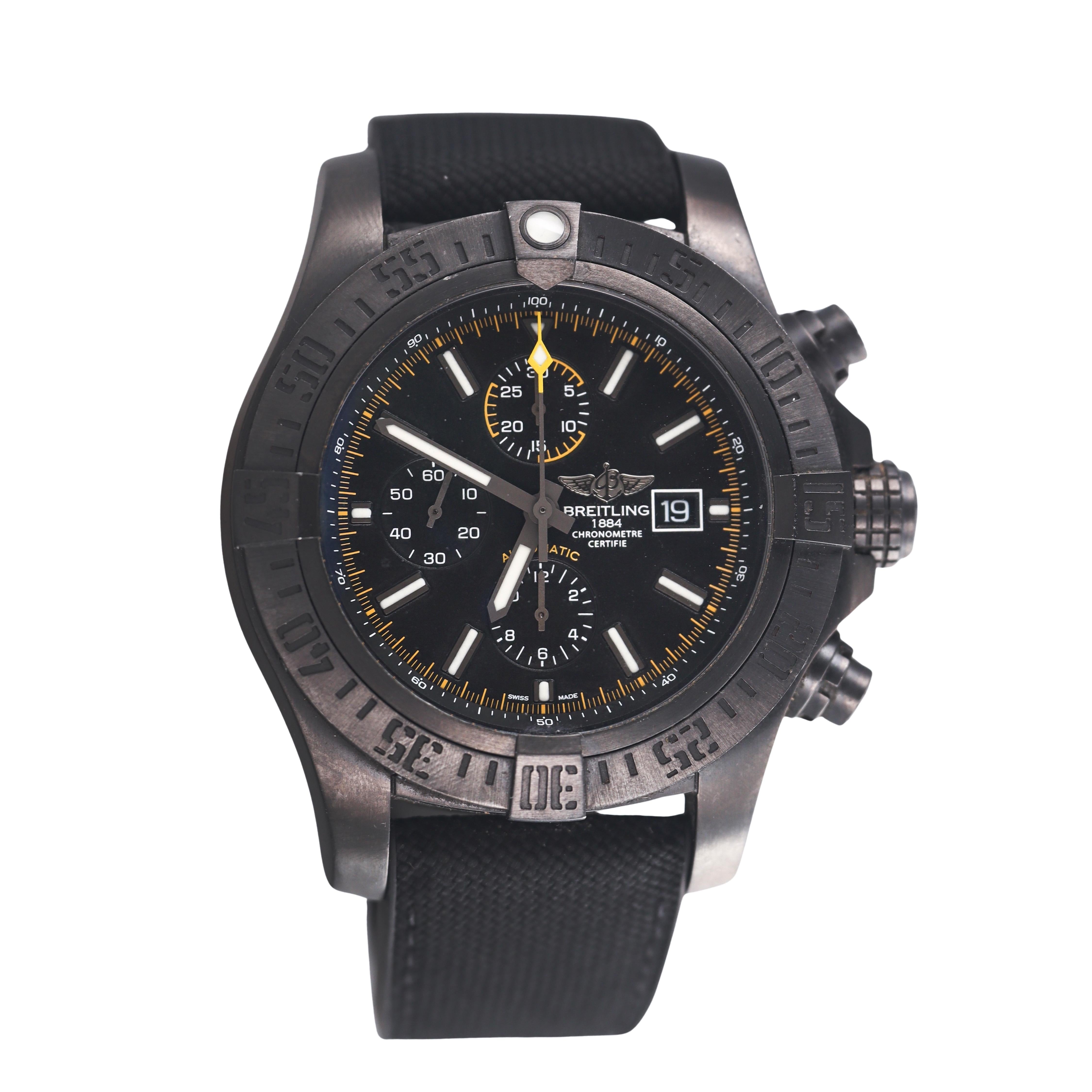 Breitling Super Avenger II Chronograph Blacksteel Limited Edition 70/300 M13371