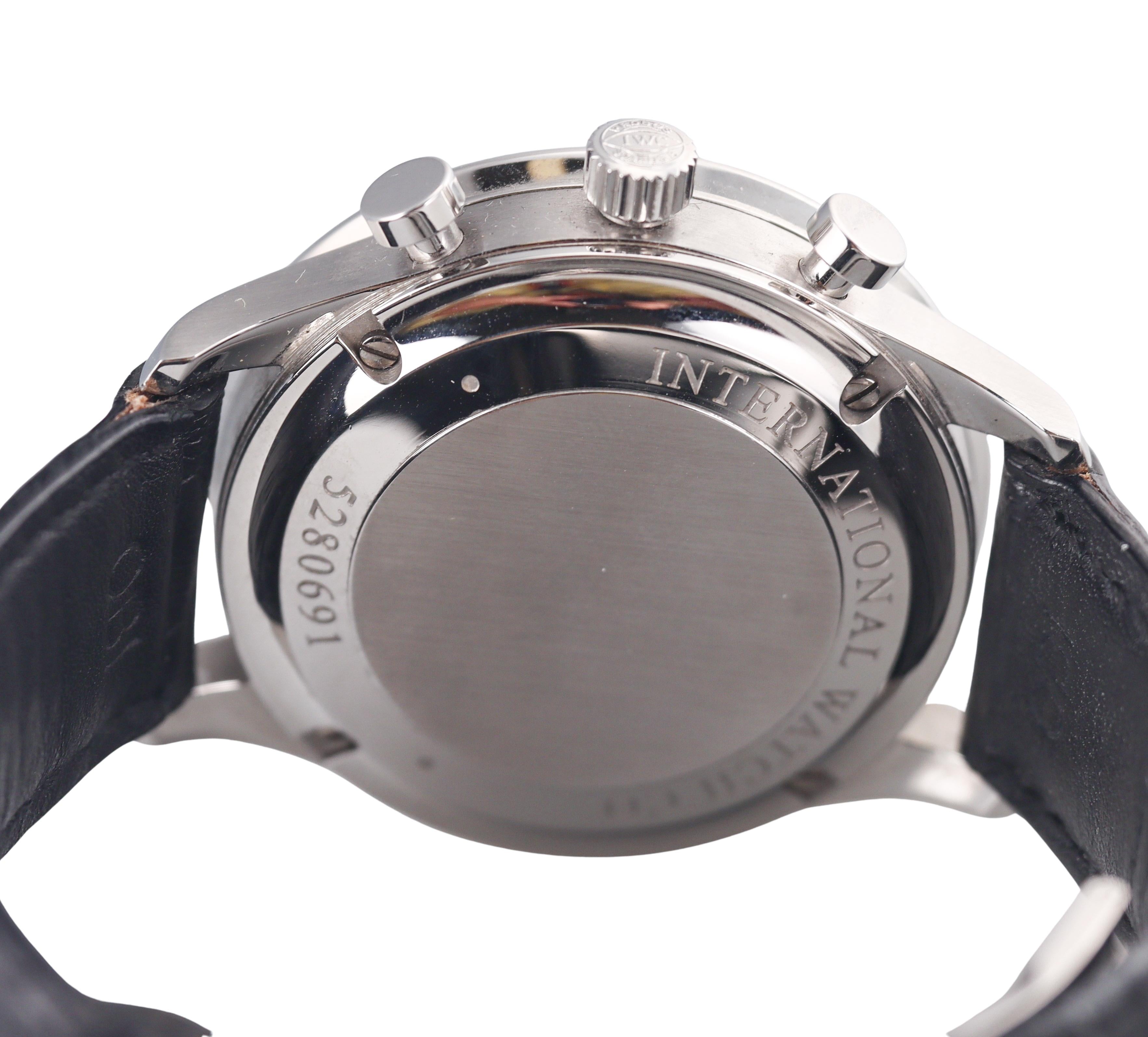 IWC Portugieser Chronograph Stainless Steel Automatic Watch IW371447
