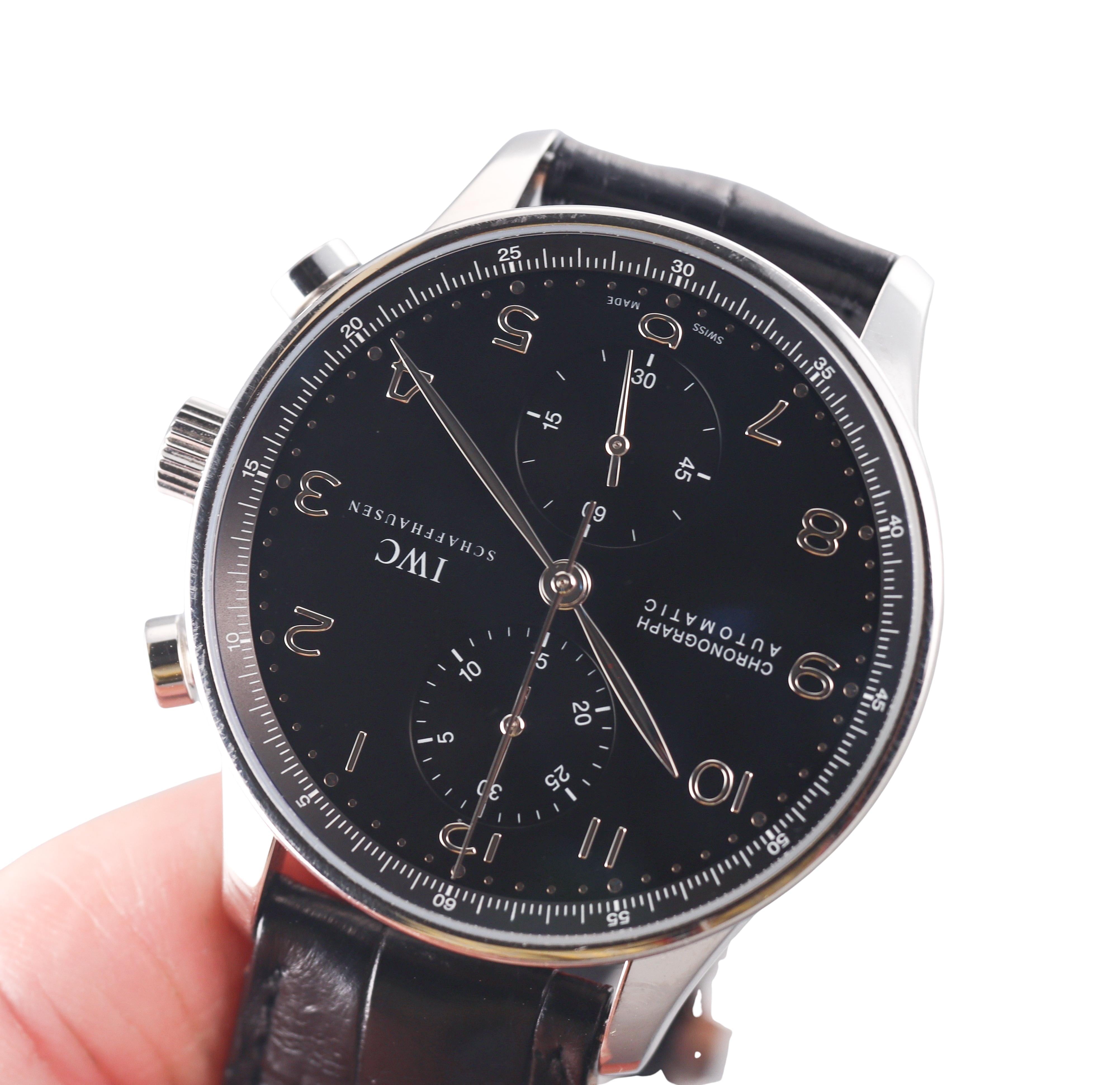 IWC Portugieser Chronograph Stainless Steel Automatic Watch IW371447