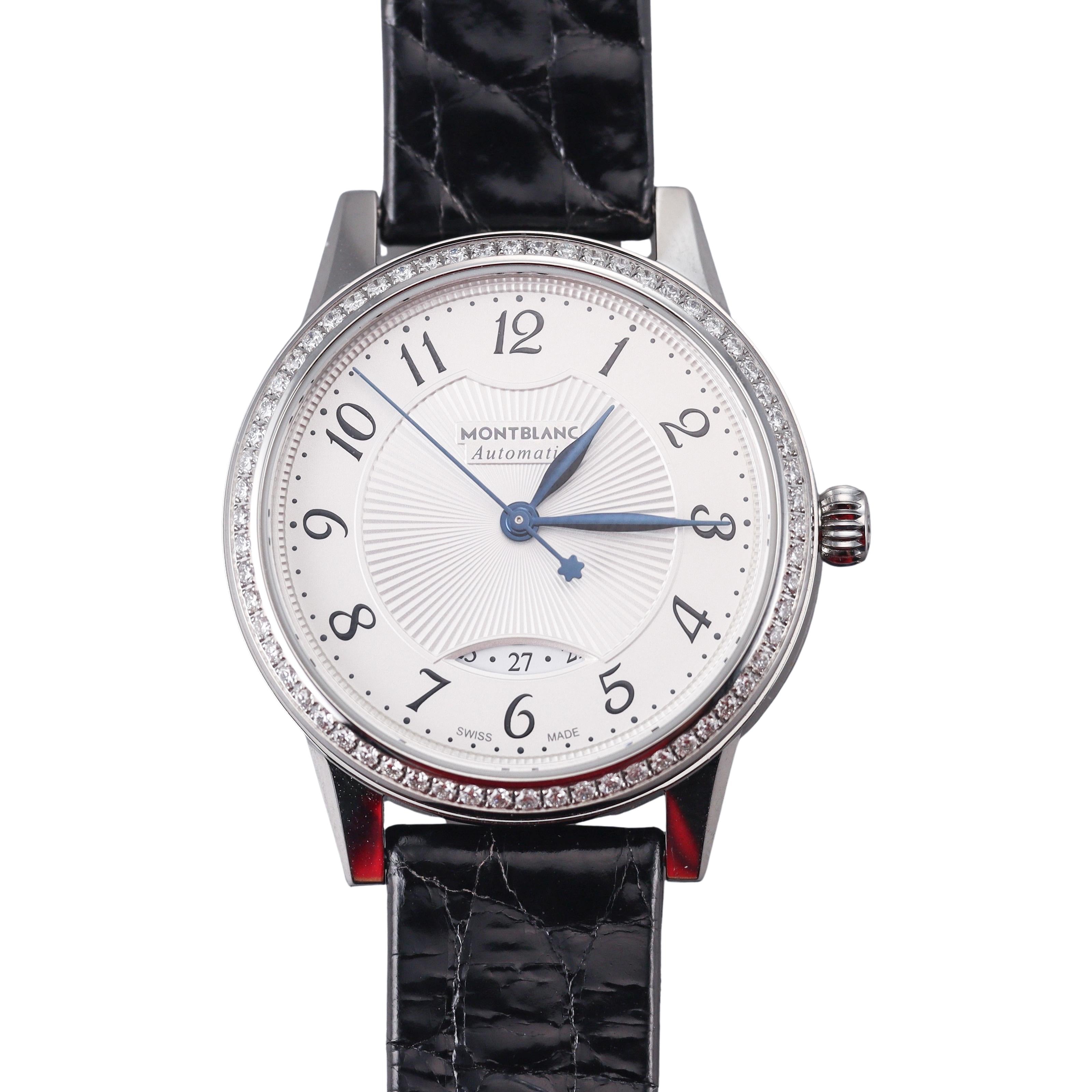Montblanc Lady Boheme Diamond Steel Automatic Watch 111057