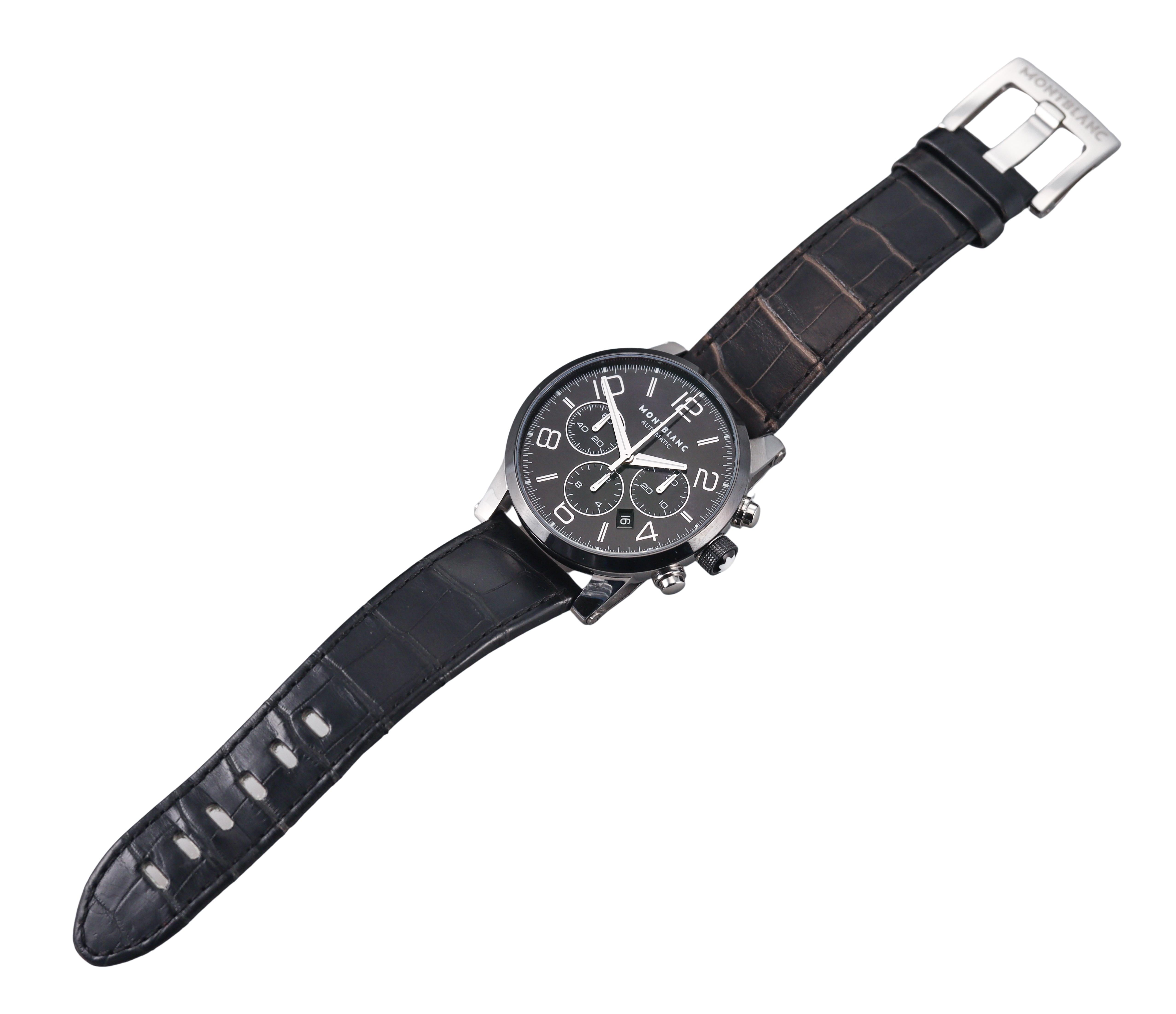 Montblanc Timewalker Chronograph Automatic Steel Watch 102365