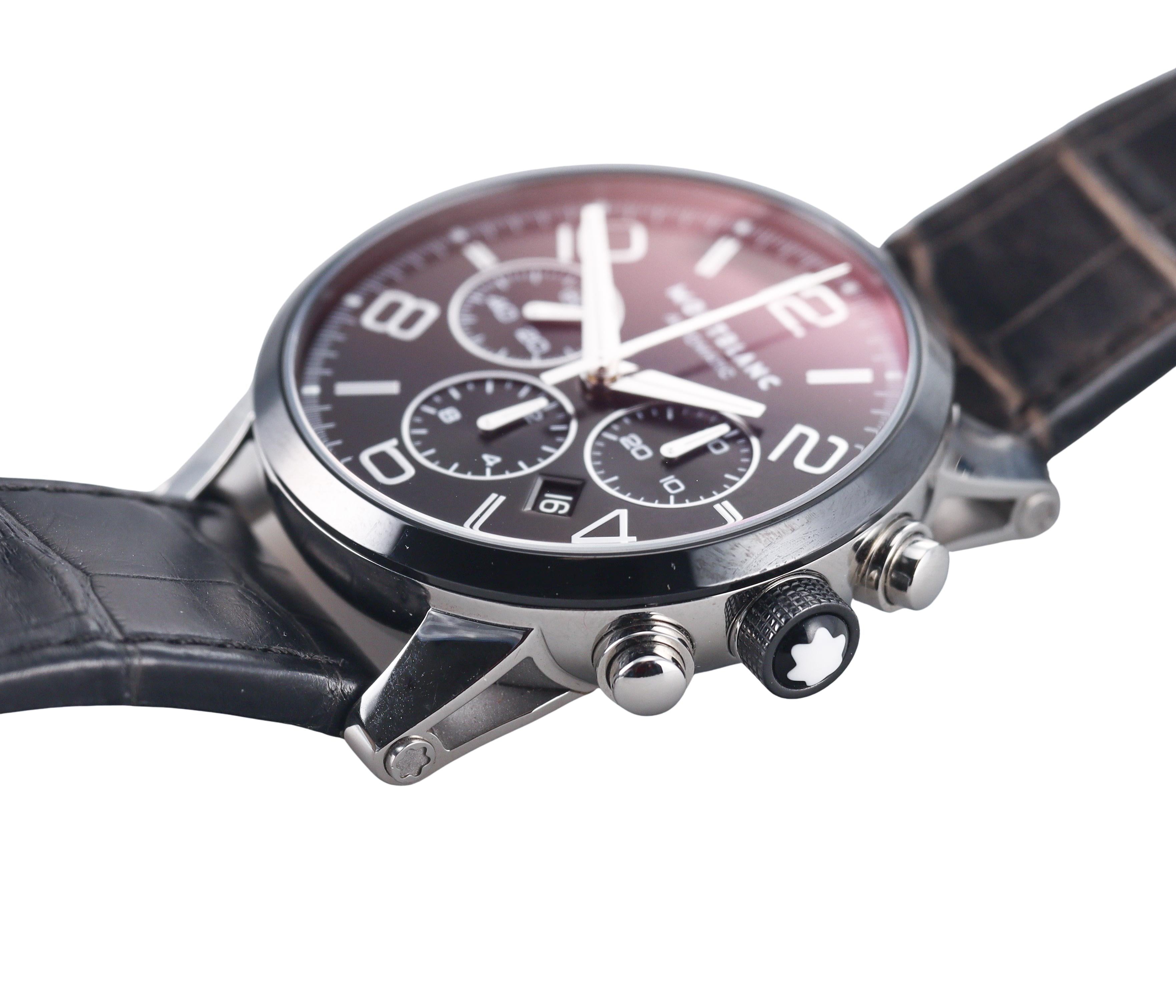 Montblanc Timewalker Chronograph Automatic Steel Watch 102365