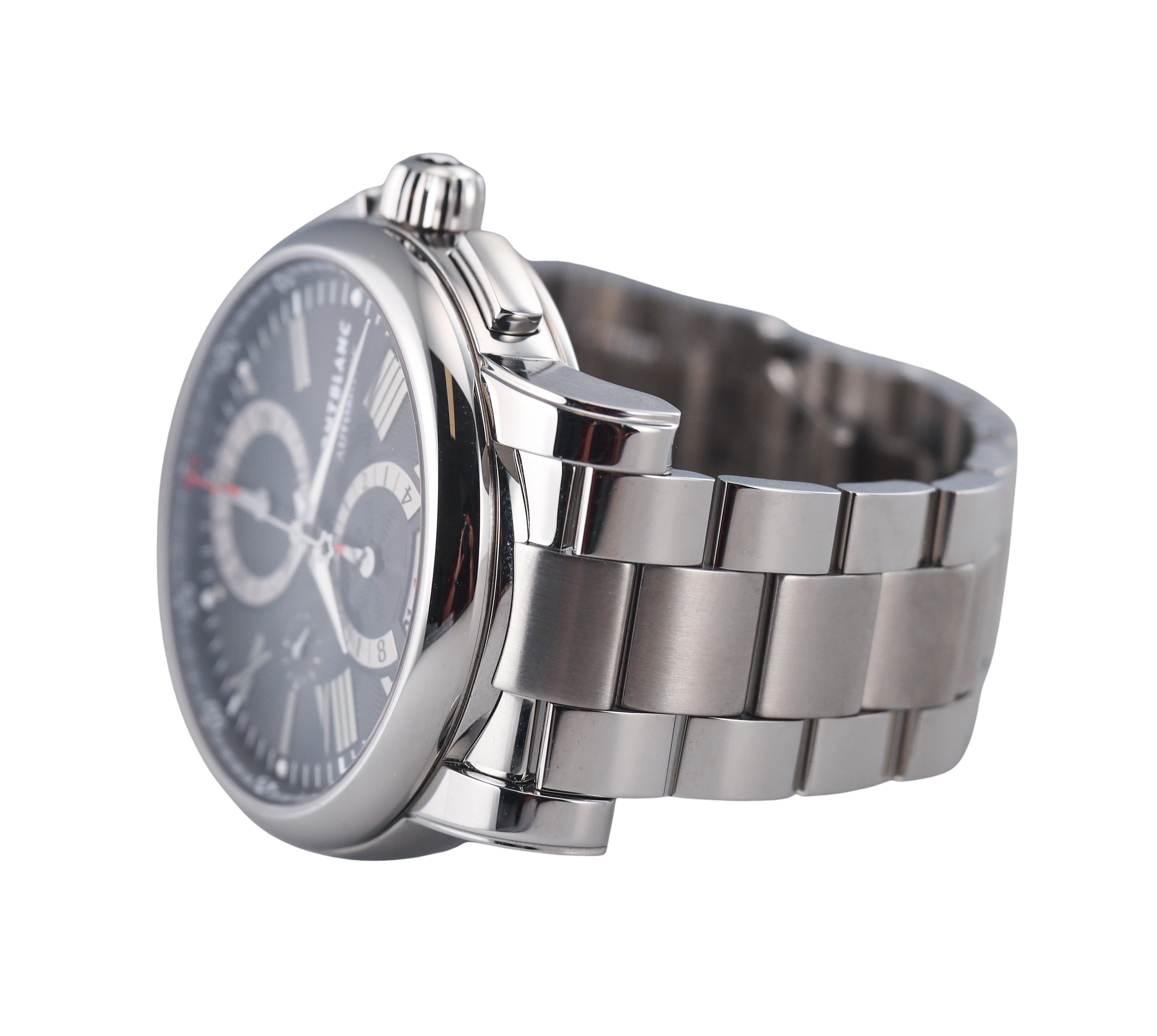 Montblanc Star Chronograph Automatic Steel Watch MB 102376