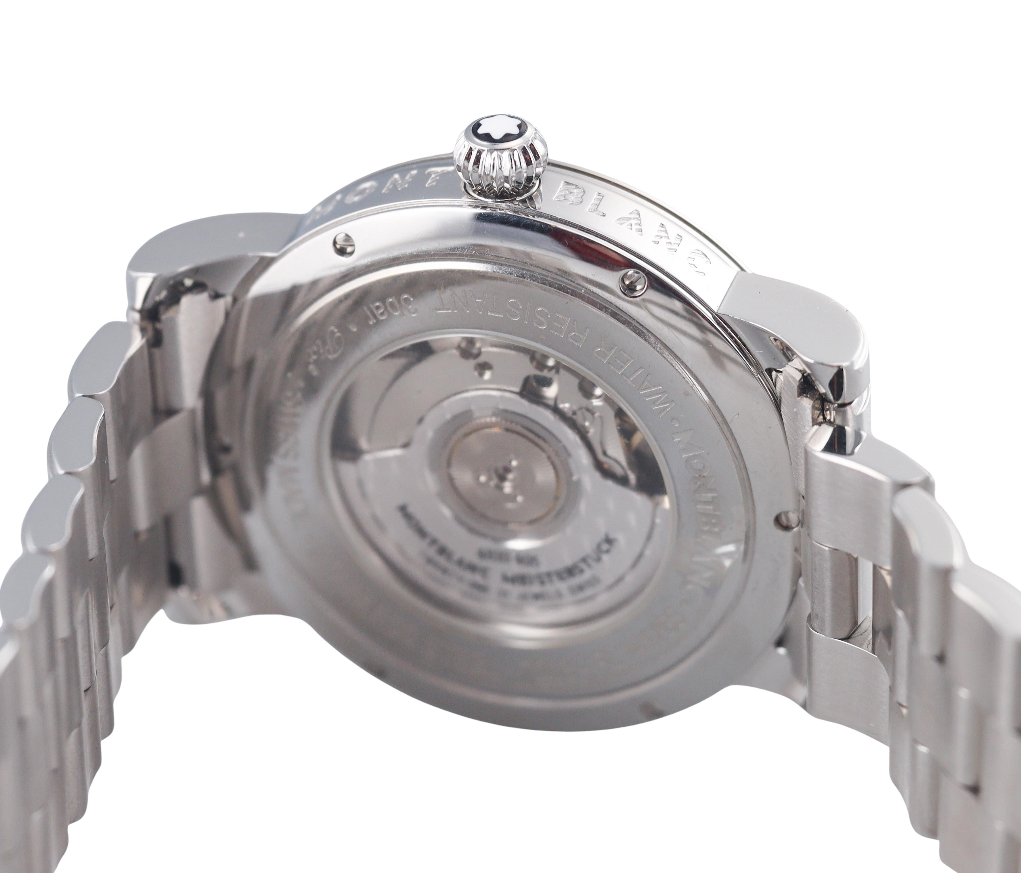 Montblanc Star World Time GMT Automatic Steel Watch 106465