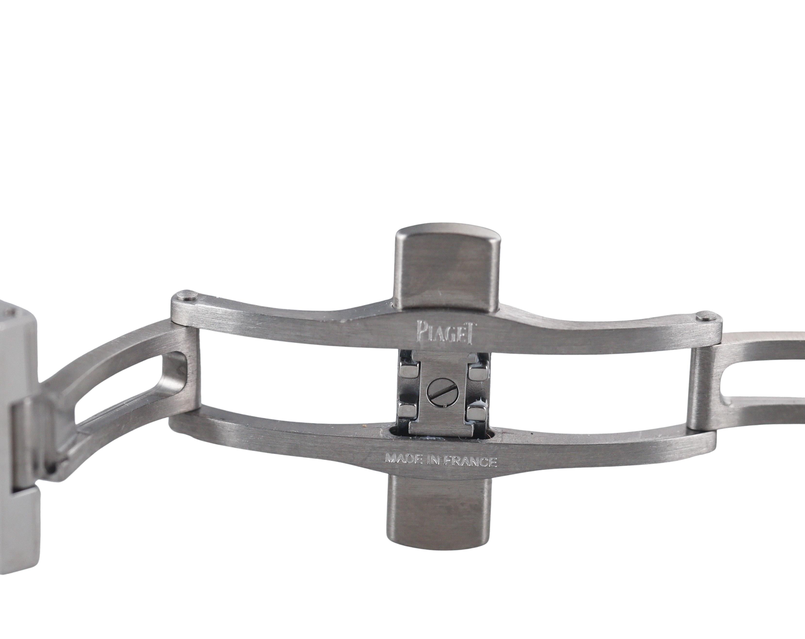 Piaget Polo Date 36mm Diamond Dial Steel Automatic Watch G0A46019