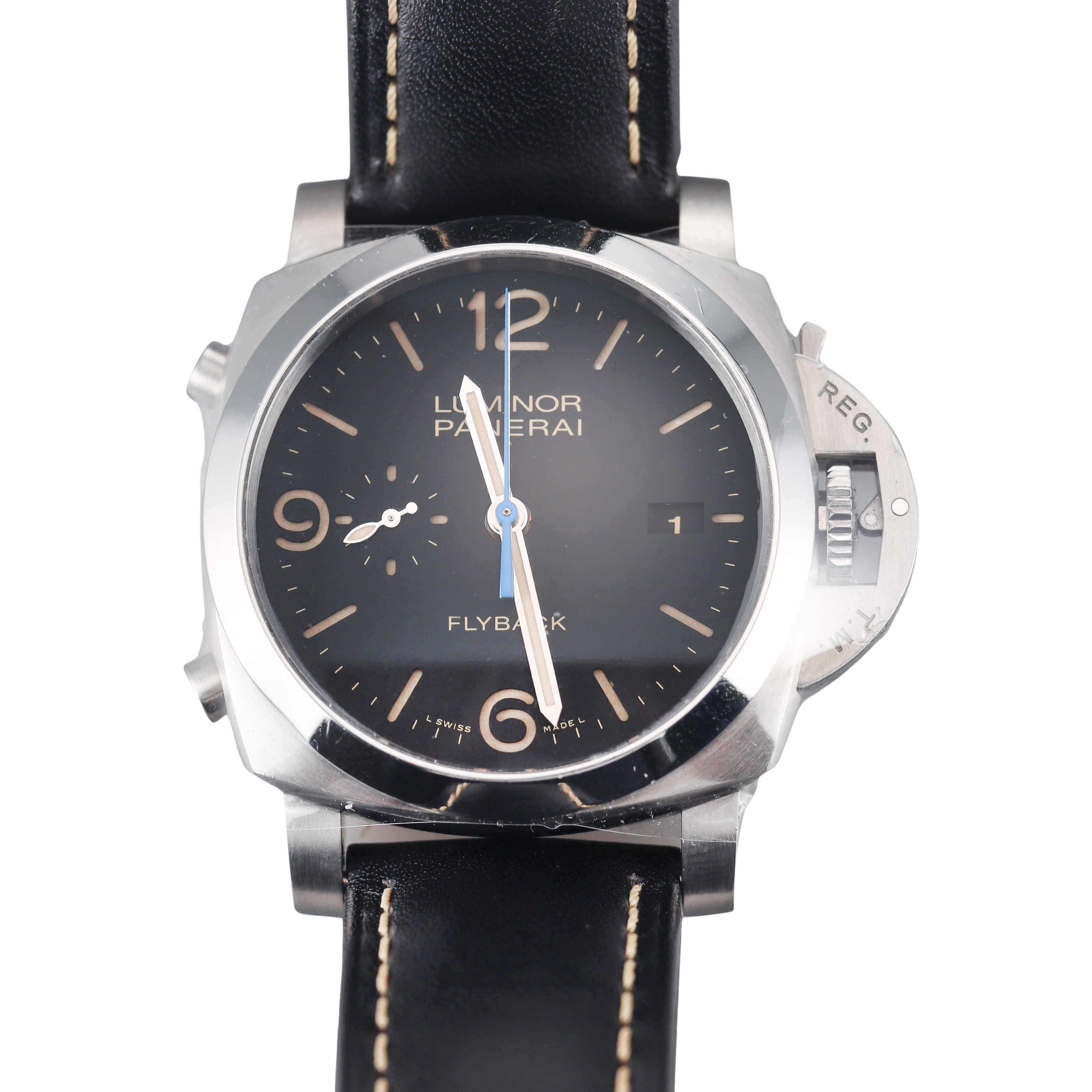 Panerai Luminor 1950 Flyback Chronograph 44mm Automatic Watch PAM00524