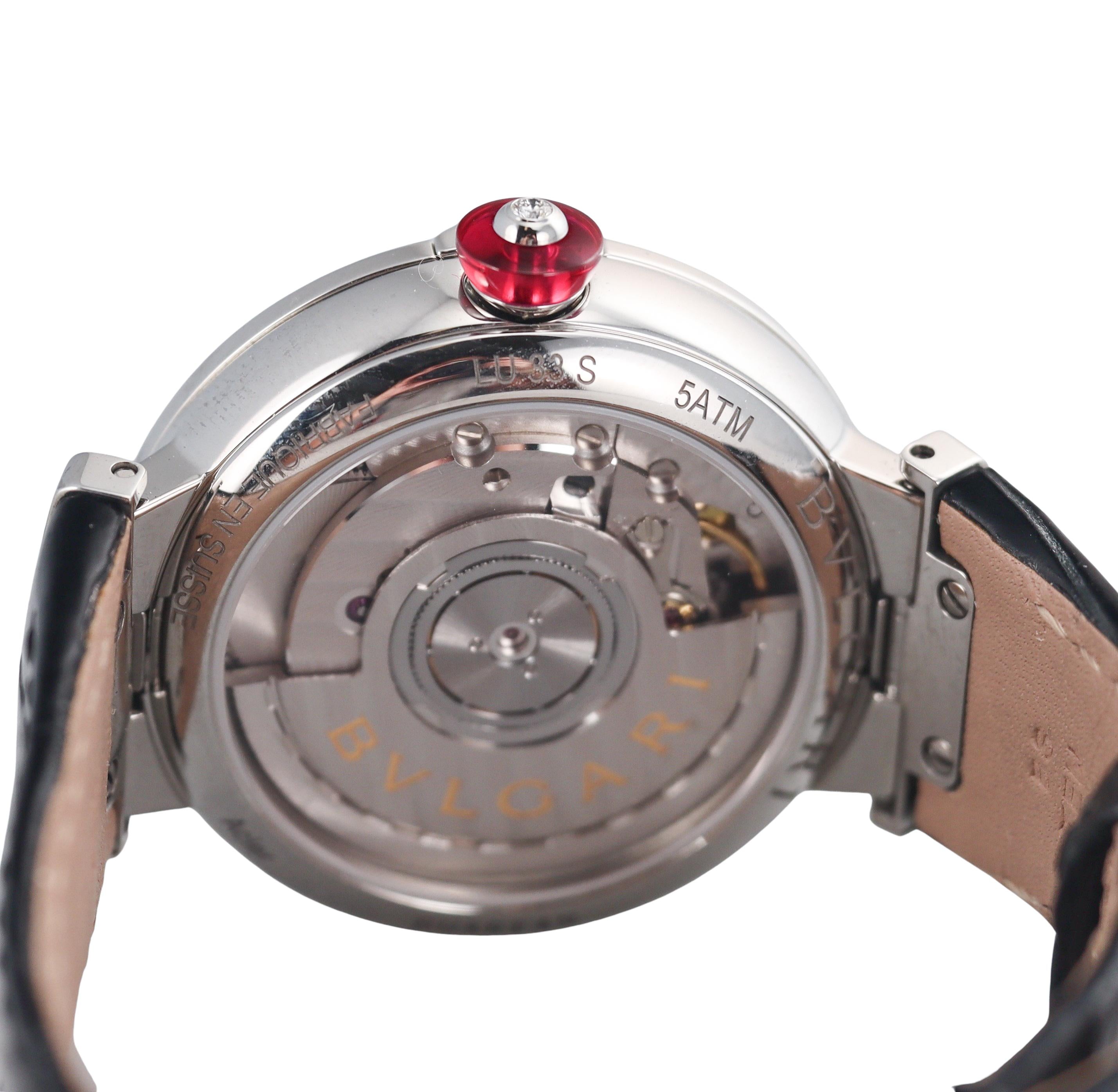 Bvlgari Lvcea MOP Diamond Automatic Ladies Watch 103478