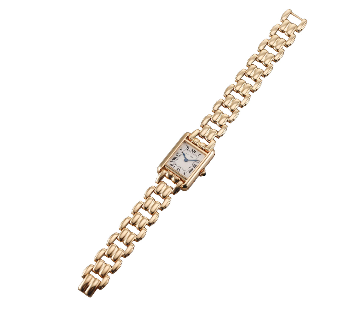 Cartier Tank Louis Quartz Yellow Gold Ladies Watch 80570