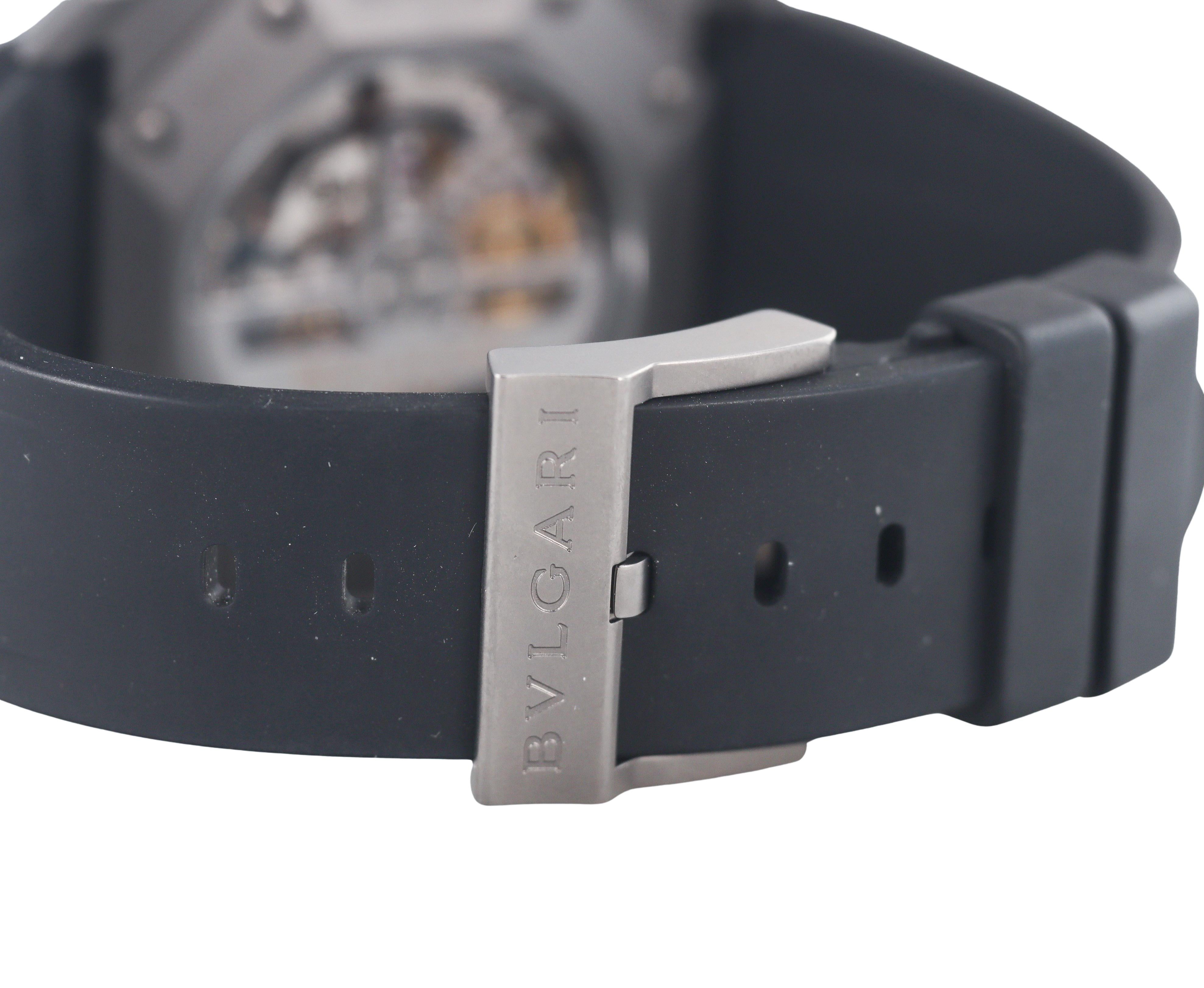 Bvlgari Octo Velocissimo Chronograph Automatic Titanium Watch BGO 41 T CH