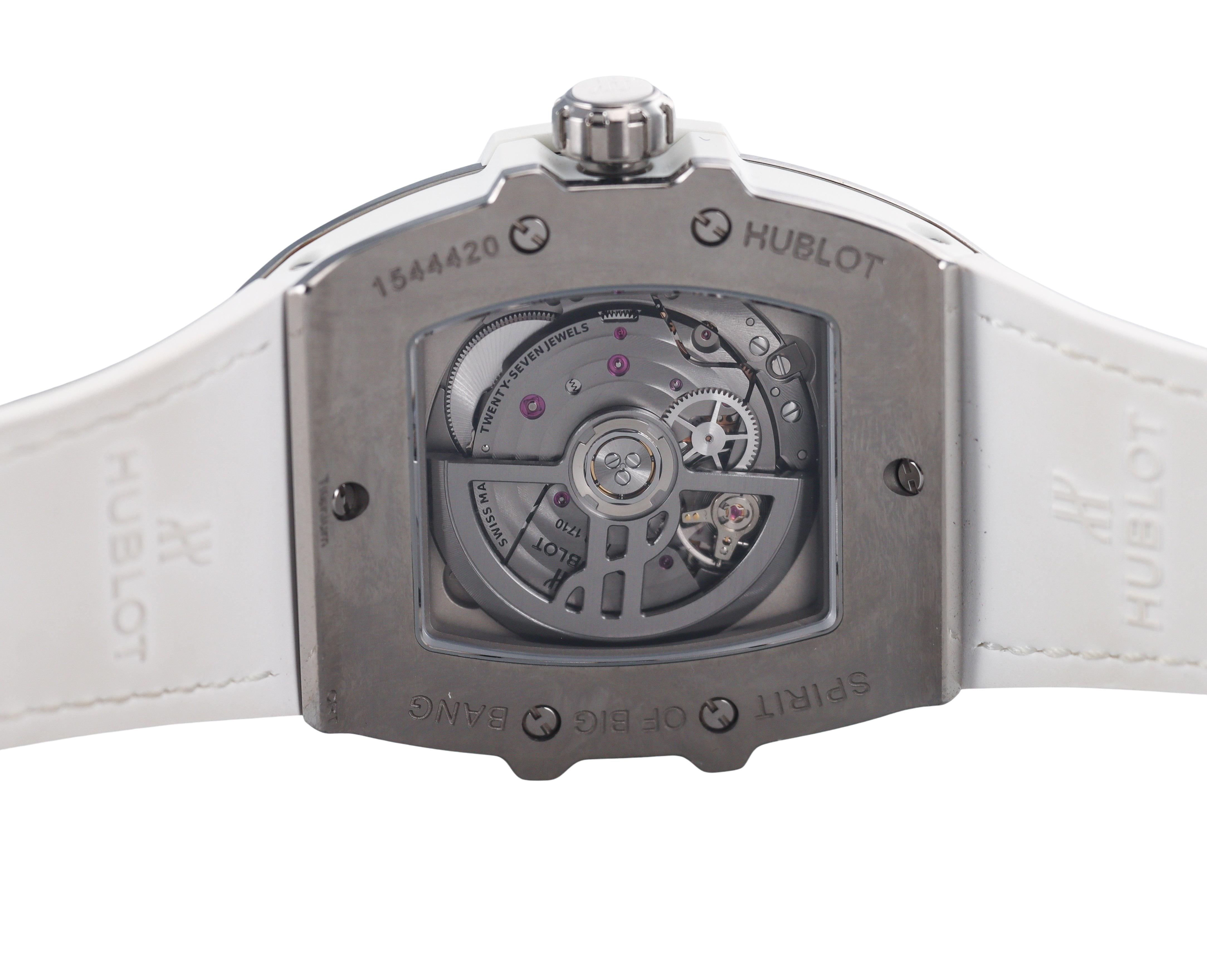 Hublot Spirit Of Big Bang Titanium Diamond Automatic Watch 665.NE.2010.RW.1204