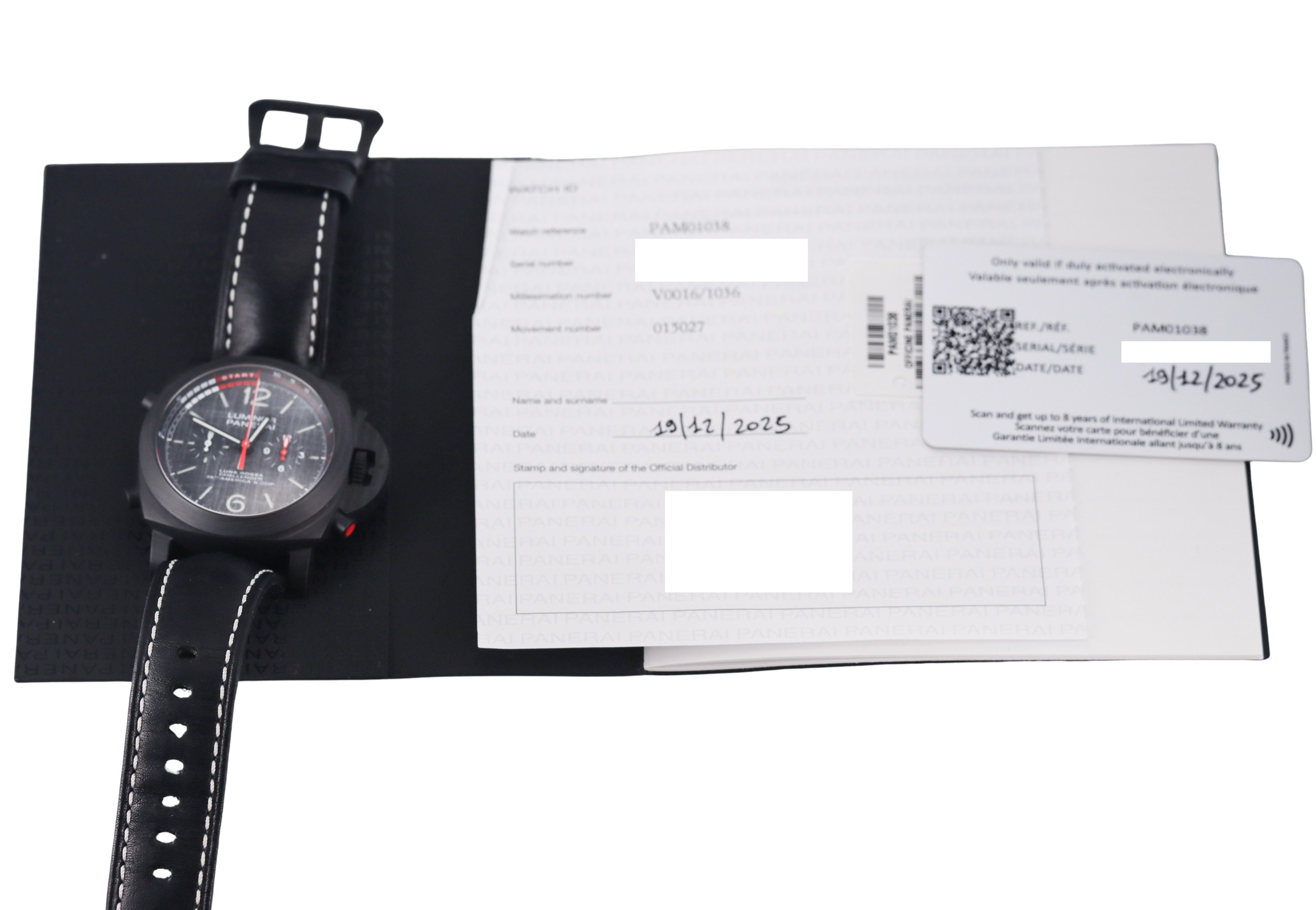 Panerai Luminor 1950 Luna Rossa Regatta 47mm Automatic Watch PAM01038