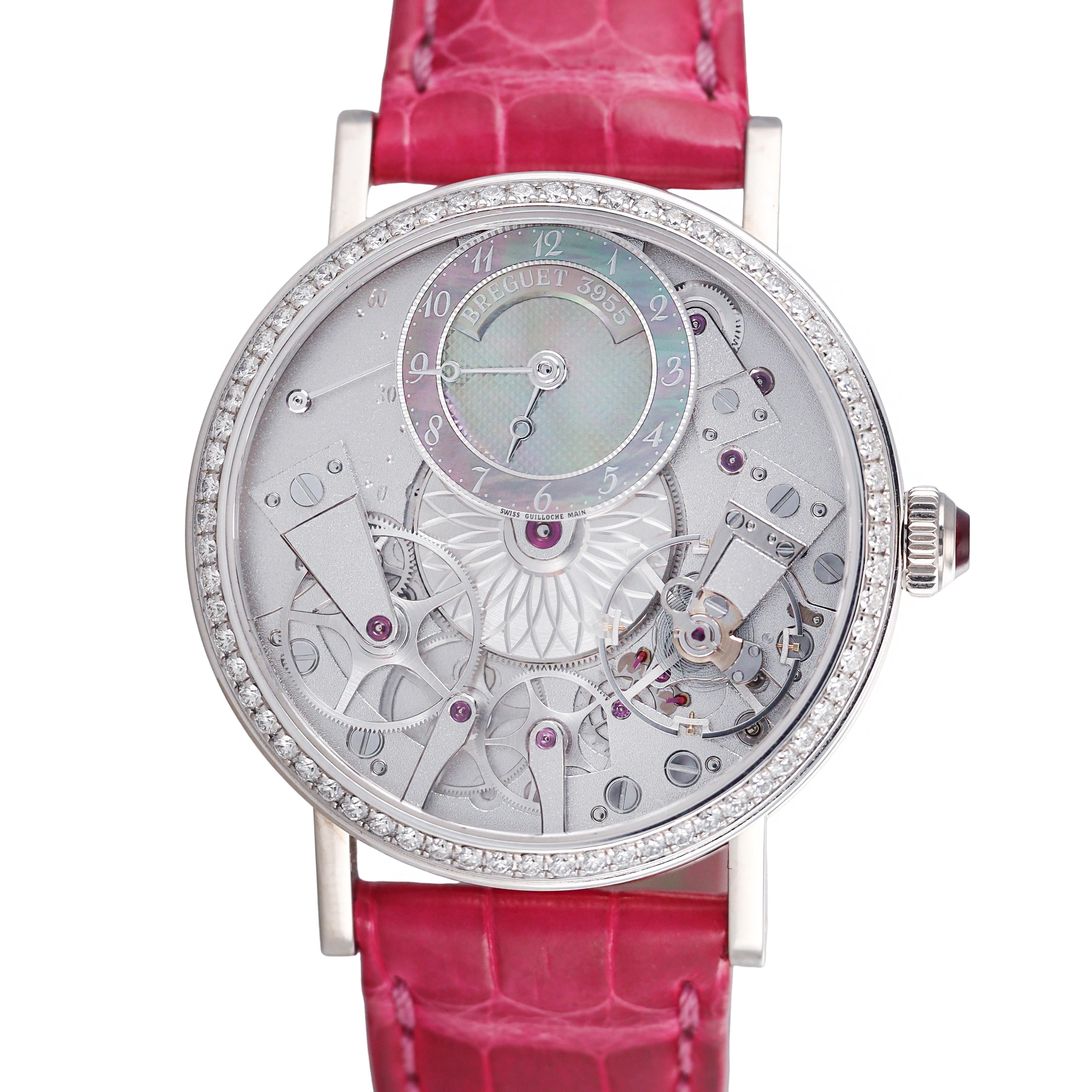 Breguet Tradition Dame Automatic Gold Diamond Watch G7038BB/1T