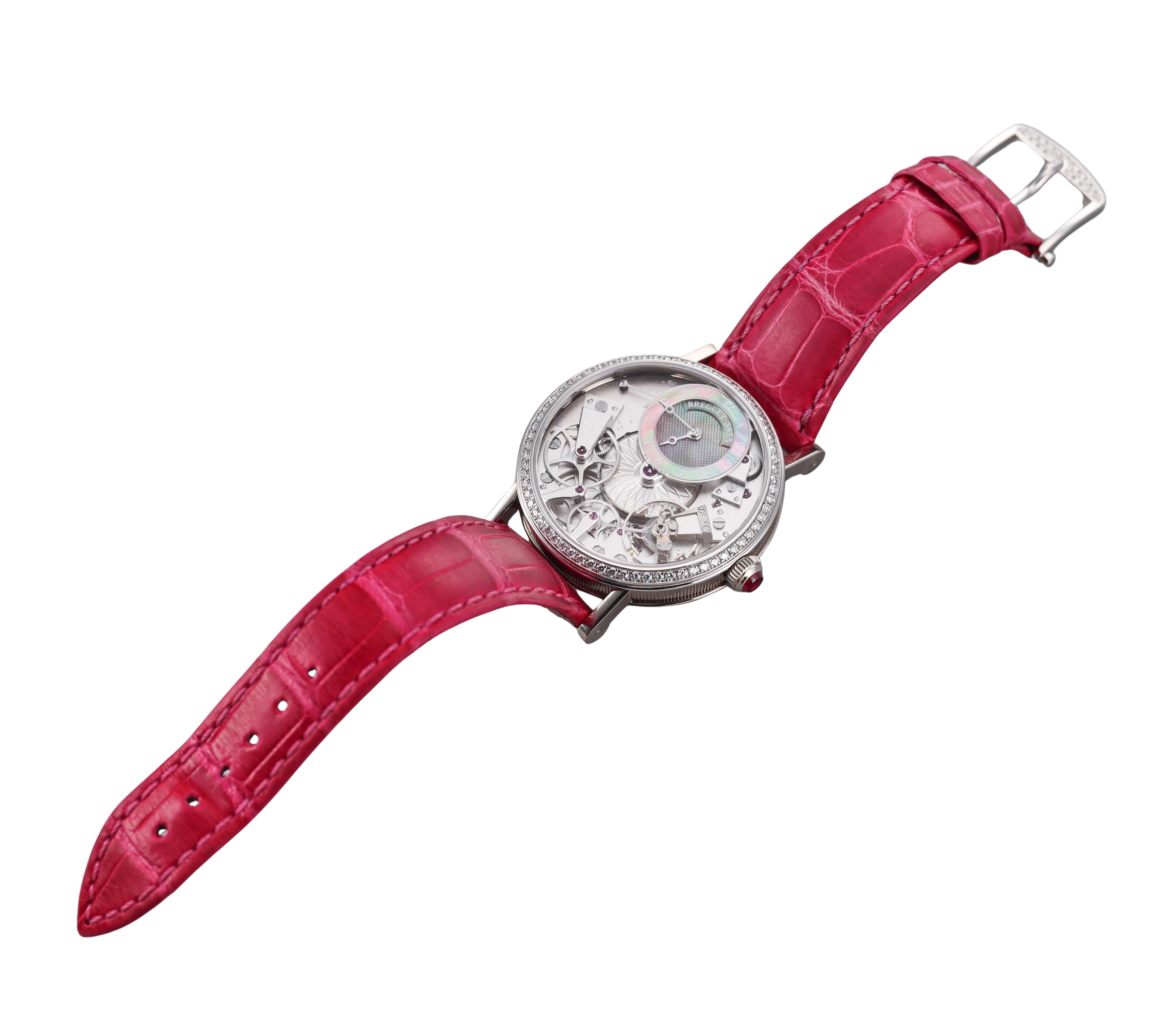 Breguet Tradition Dame Automatic Gold Diamond Watch G7038BB/1T