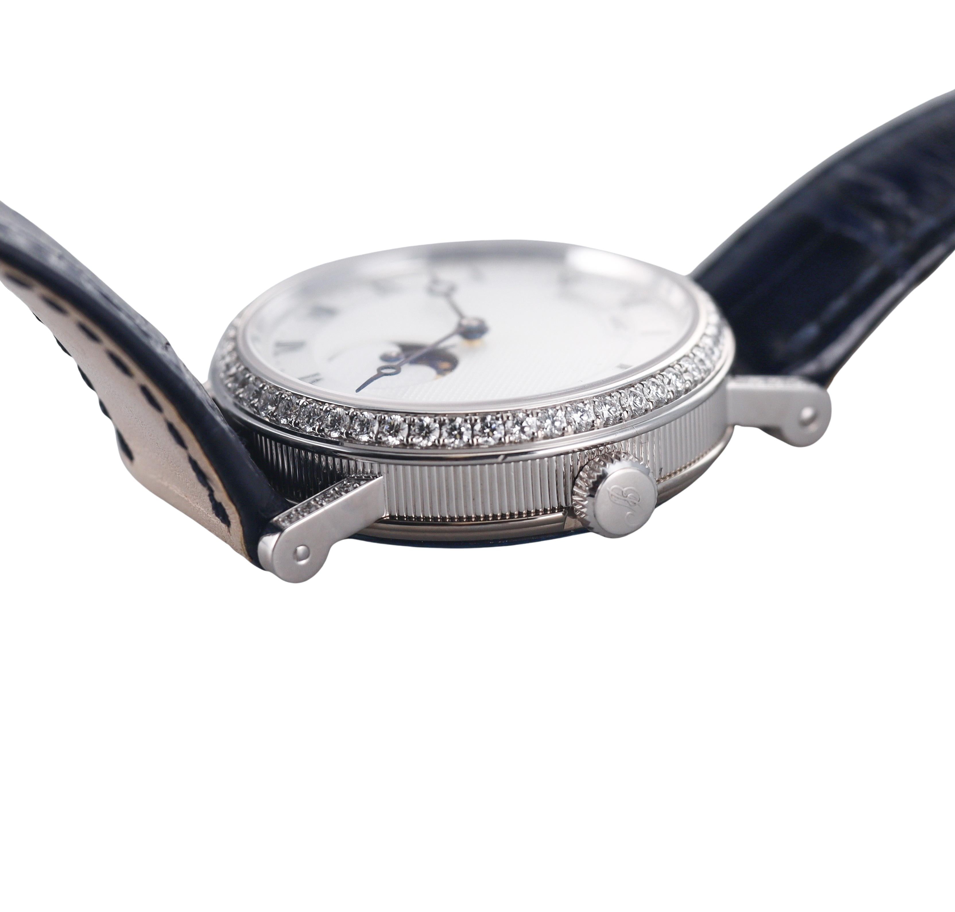 Breguet Classique Phase de Lune 9088 Gold Diamond Watch G9088BB/52