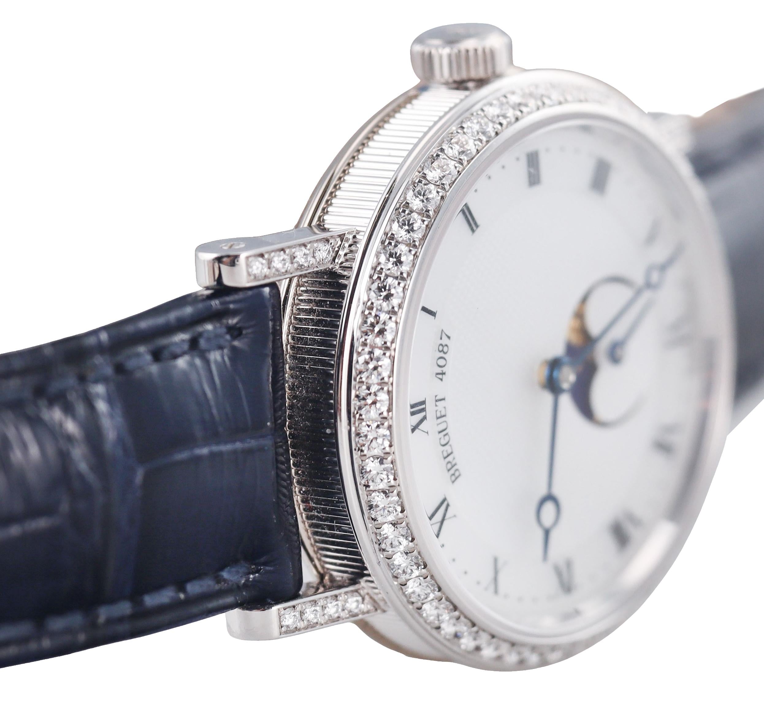 Breguet Classique Phase de Lune 9088 Gold Diamond Watch G9088BB/52