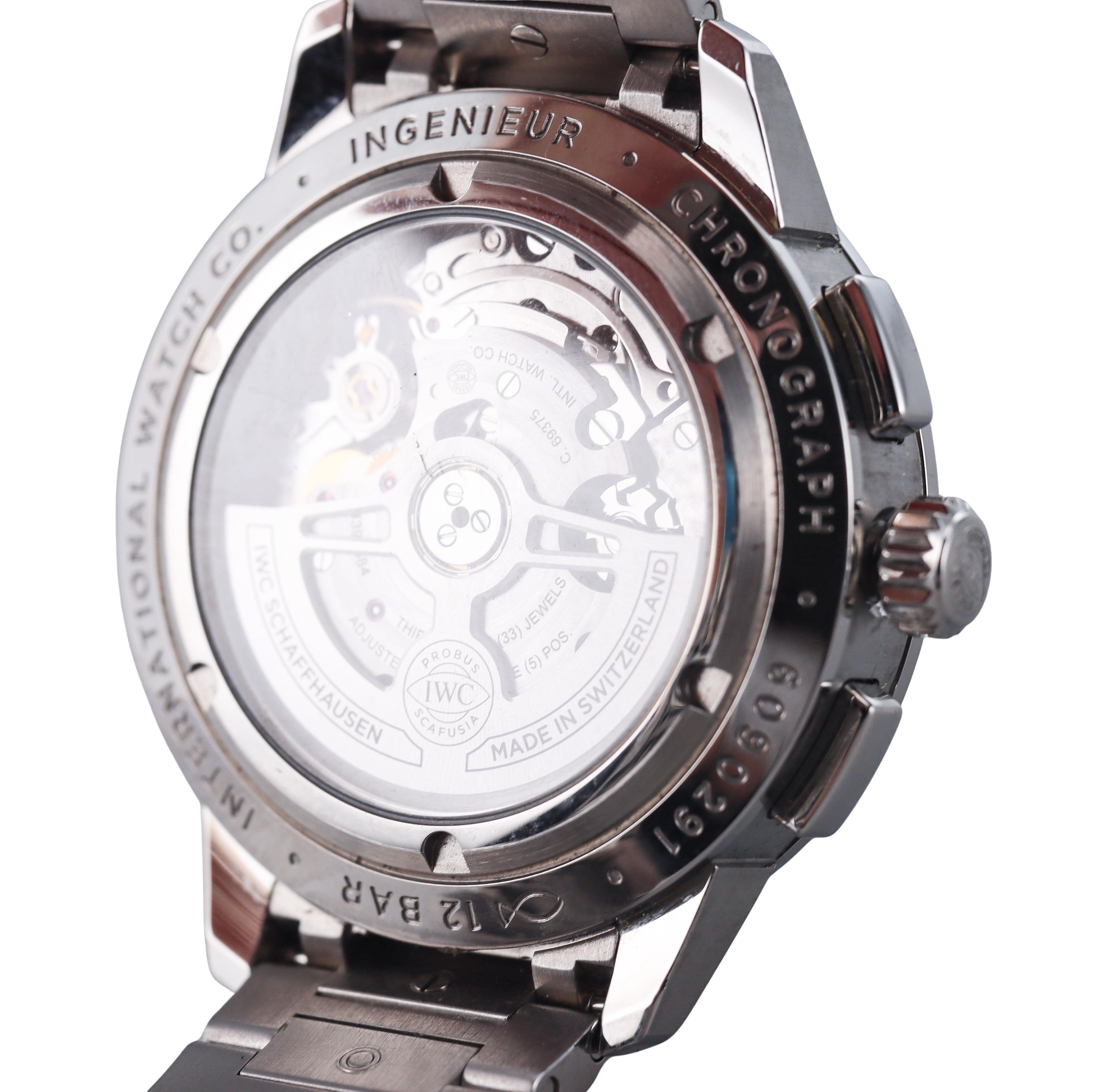 IWC Ingenieur Chronograph Steel Automatic Watch IW380801