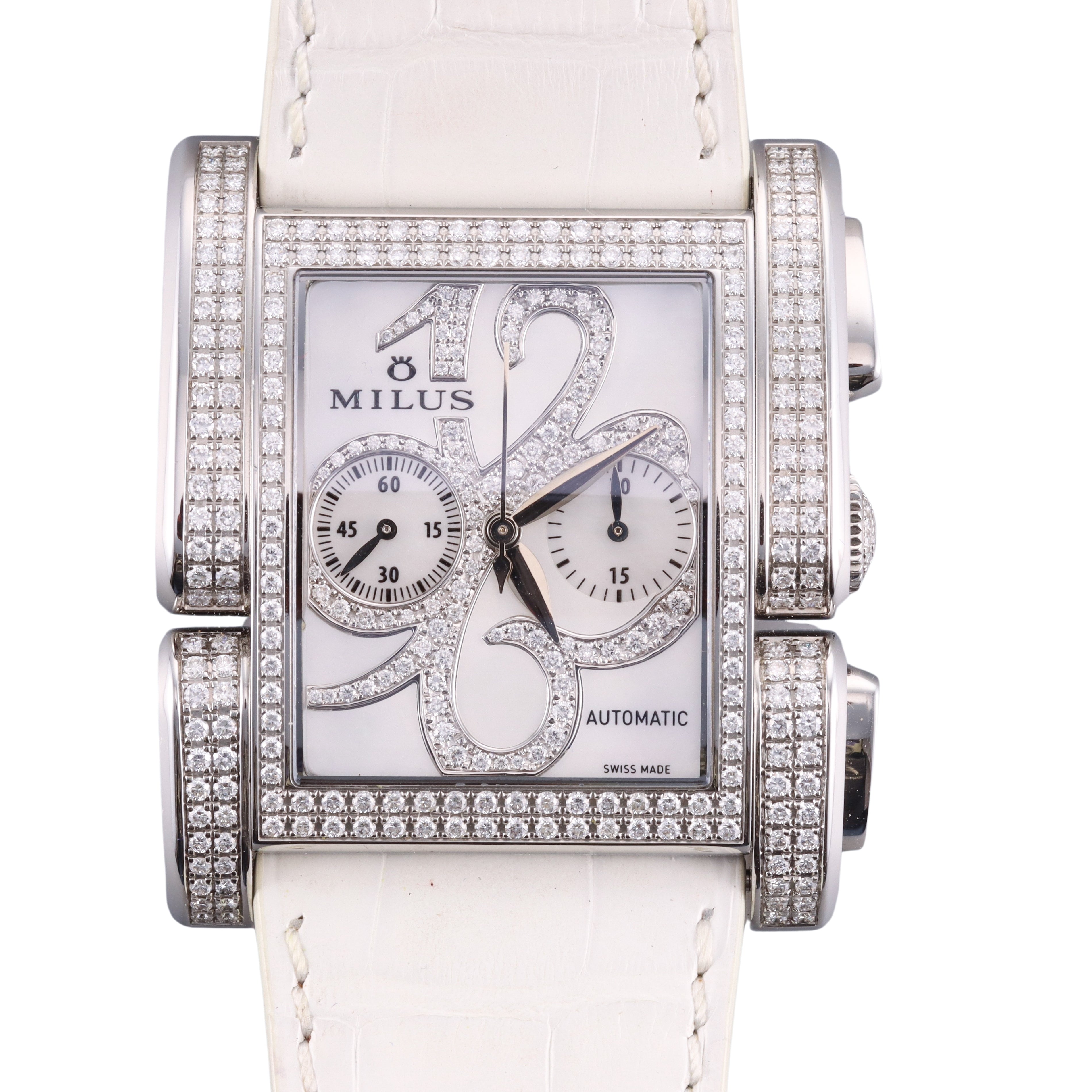 Milus Chronograph Diamond Ladies Watch APIC014