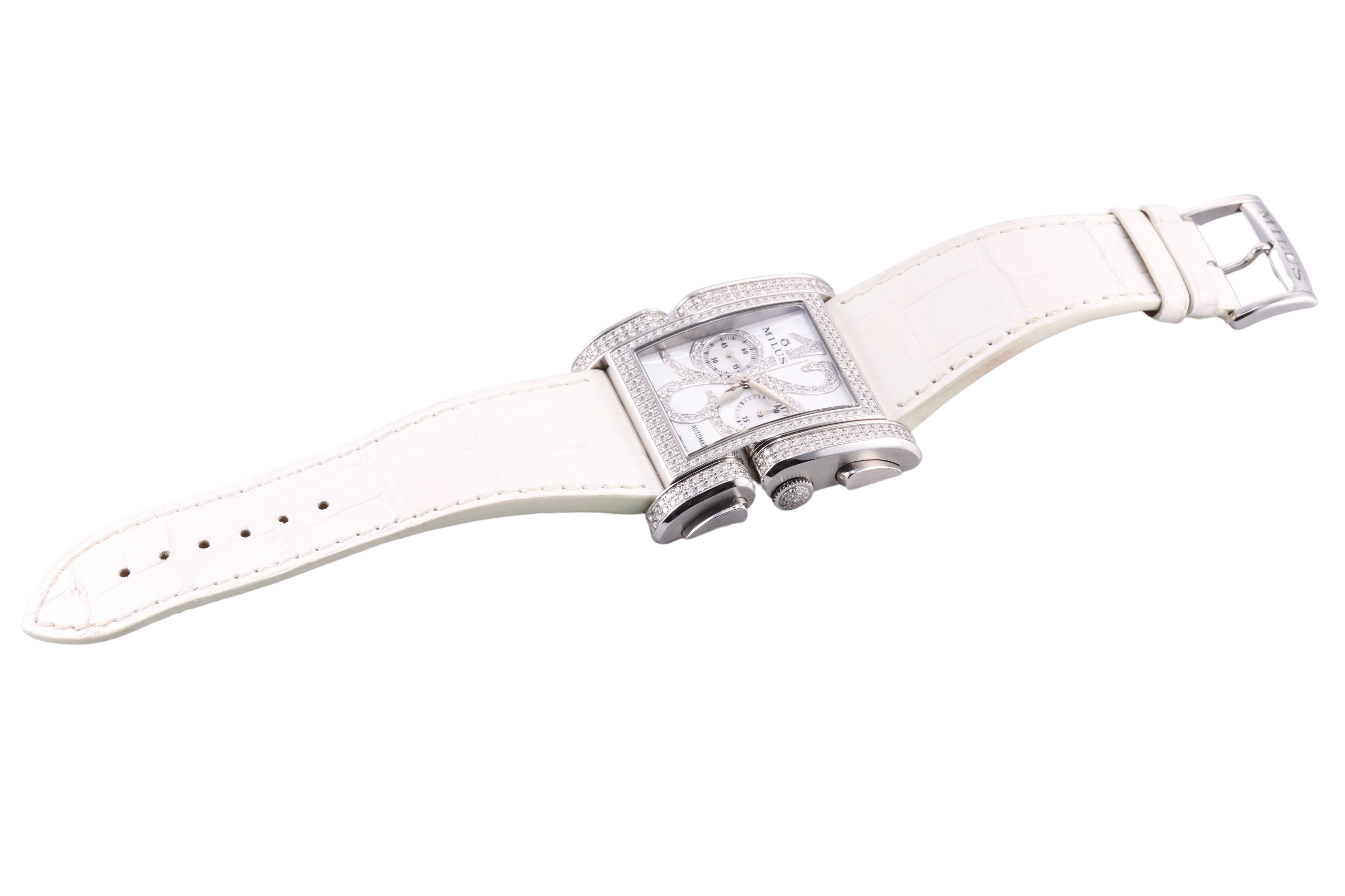 Milus Chronograph Diamond Ladies Watch APIC014