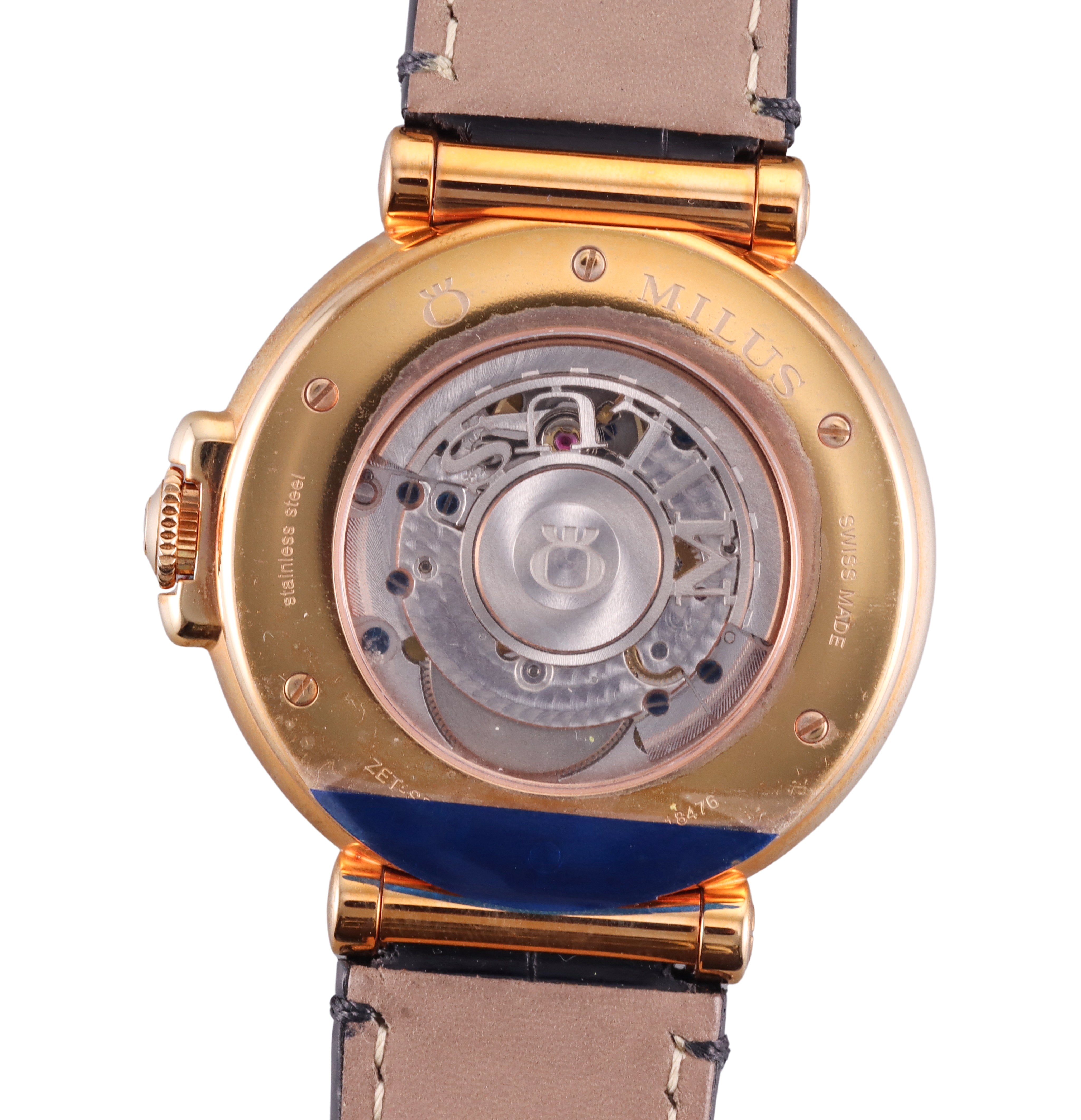 Milus Zetios Regulateur Automatic DD 14070 Men's Watch ZETR400P