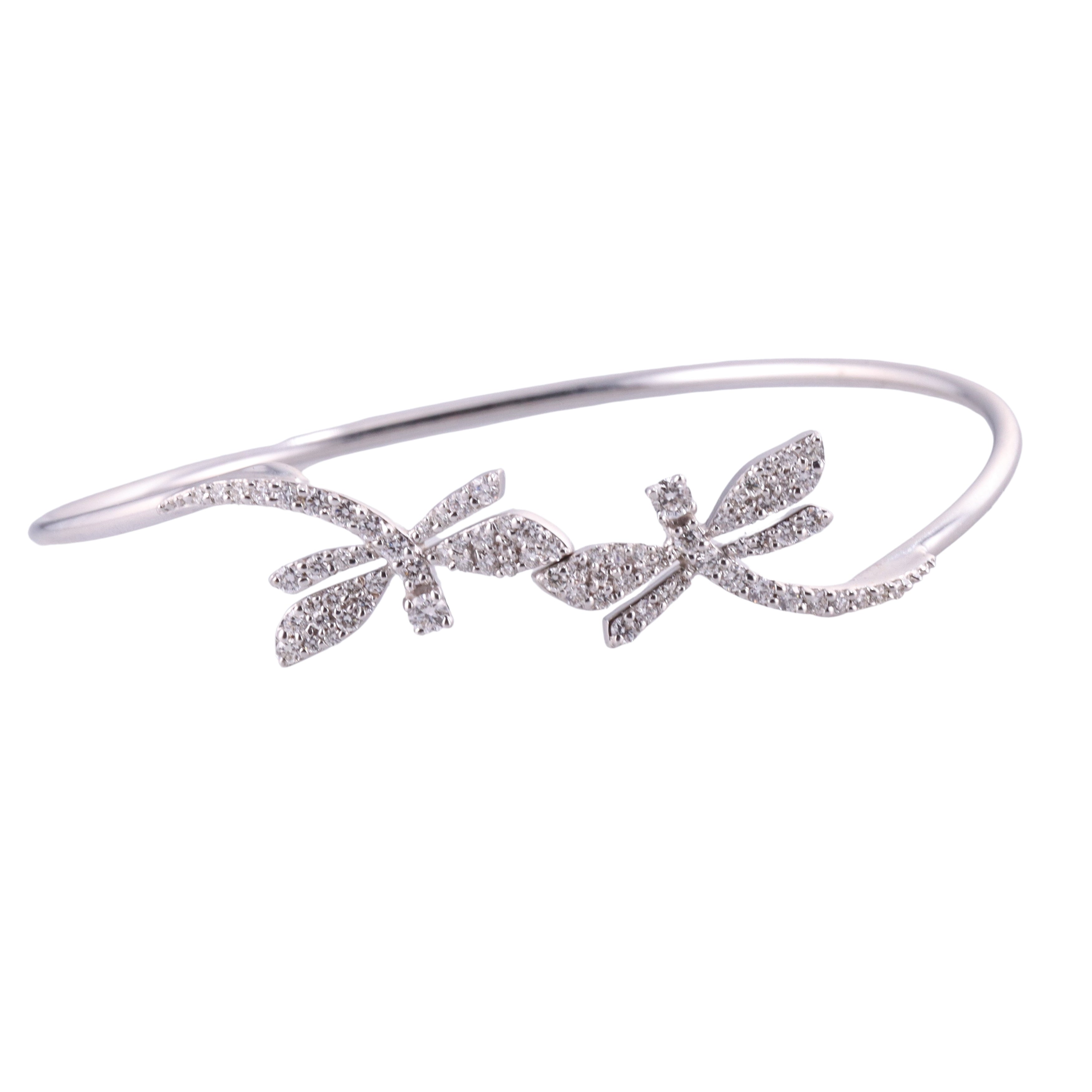 Mimi Milano Libella Diamond Gold Dragonfly Bracelet