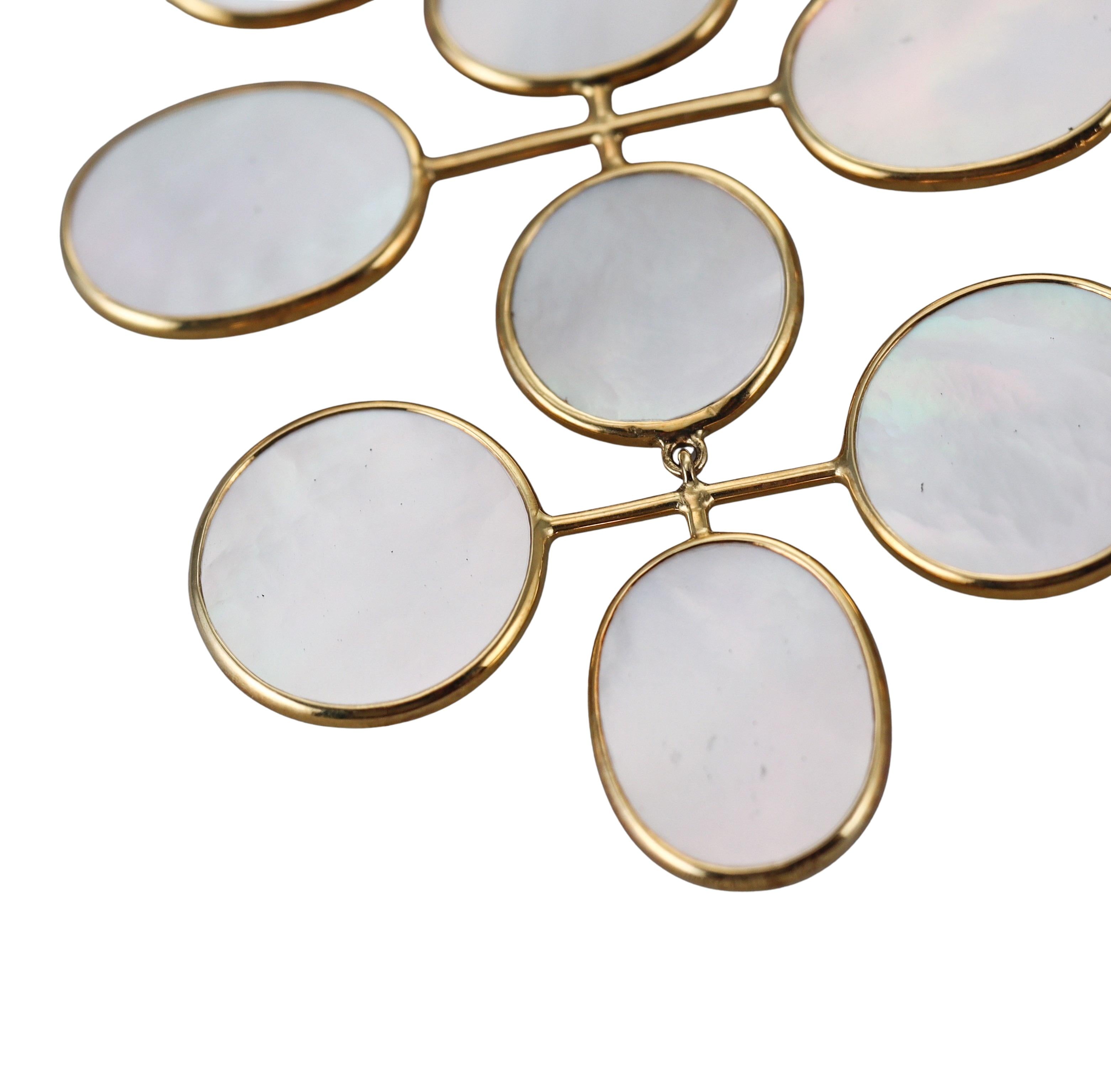 Ippolita Gold Mother of Pearl Chandelier Earrings