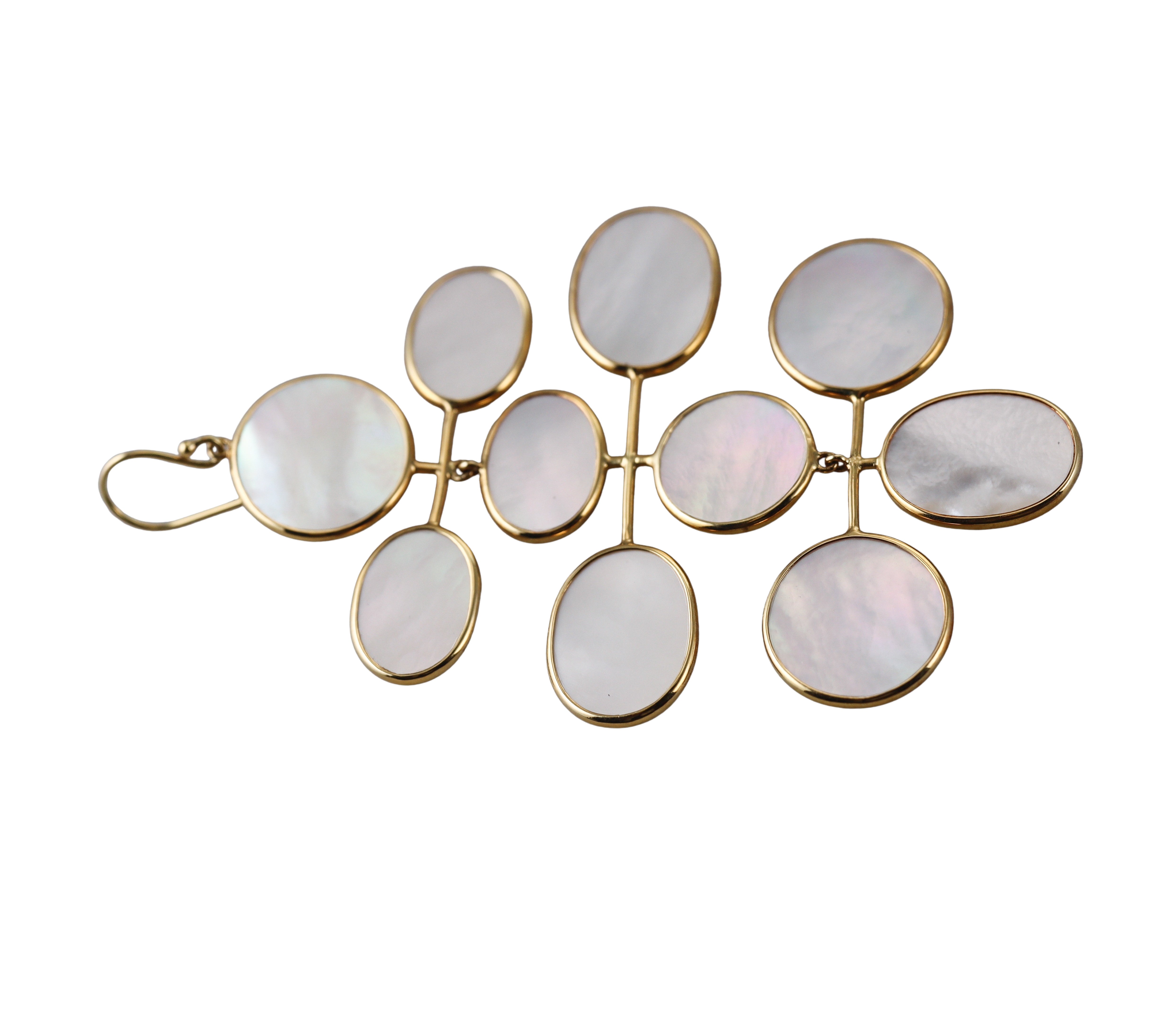 Ippolita Gold Mother of Pearl Chandelier Earrings