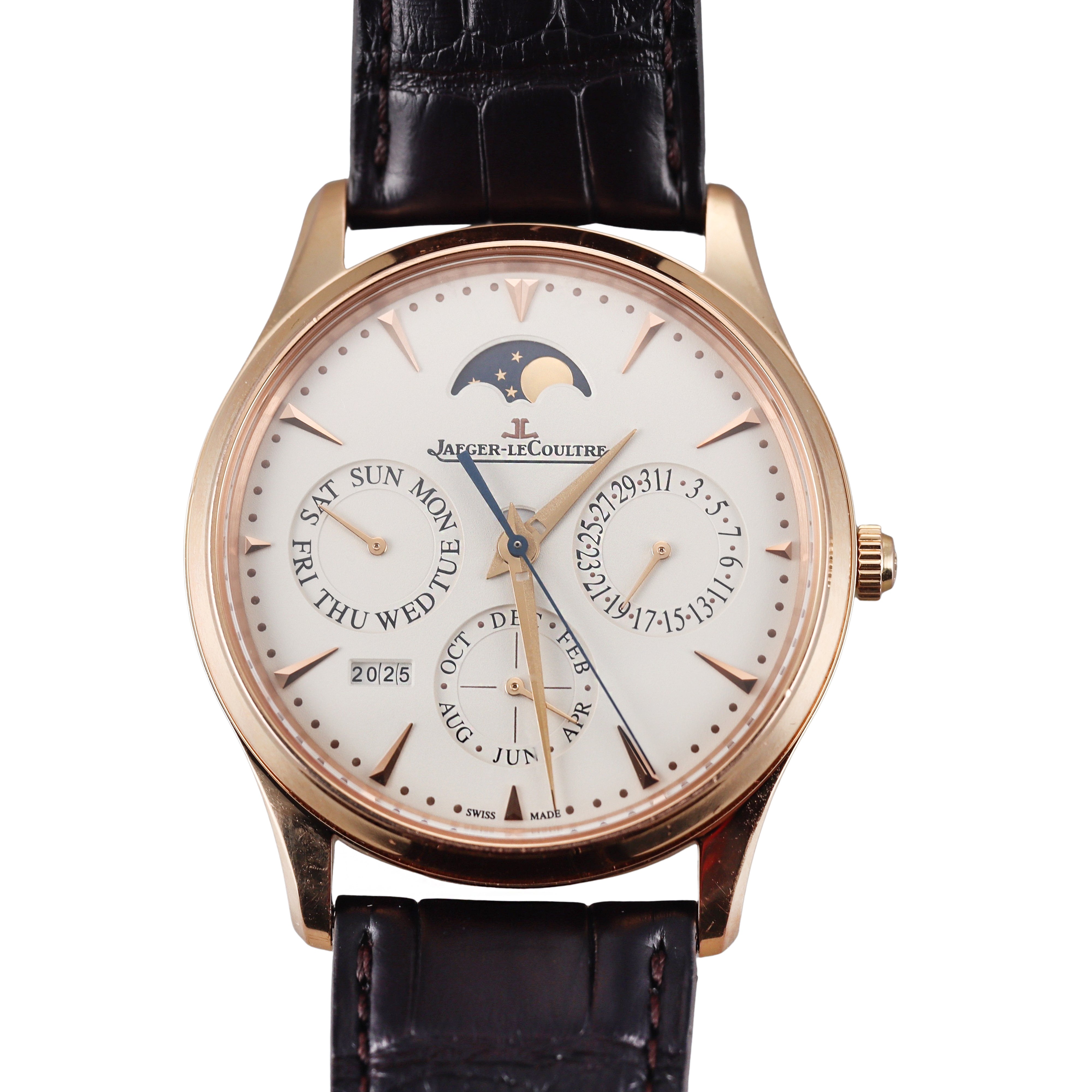 Jaeger LeCoultre Master Ultra Thin Perpetual Calendar Rose Gold Watch Q1302520