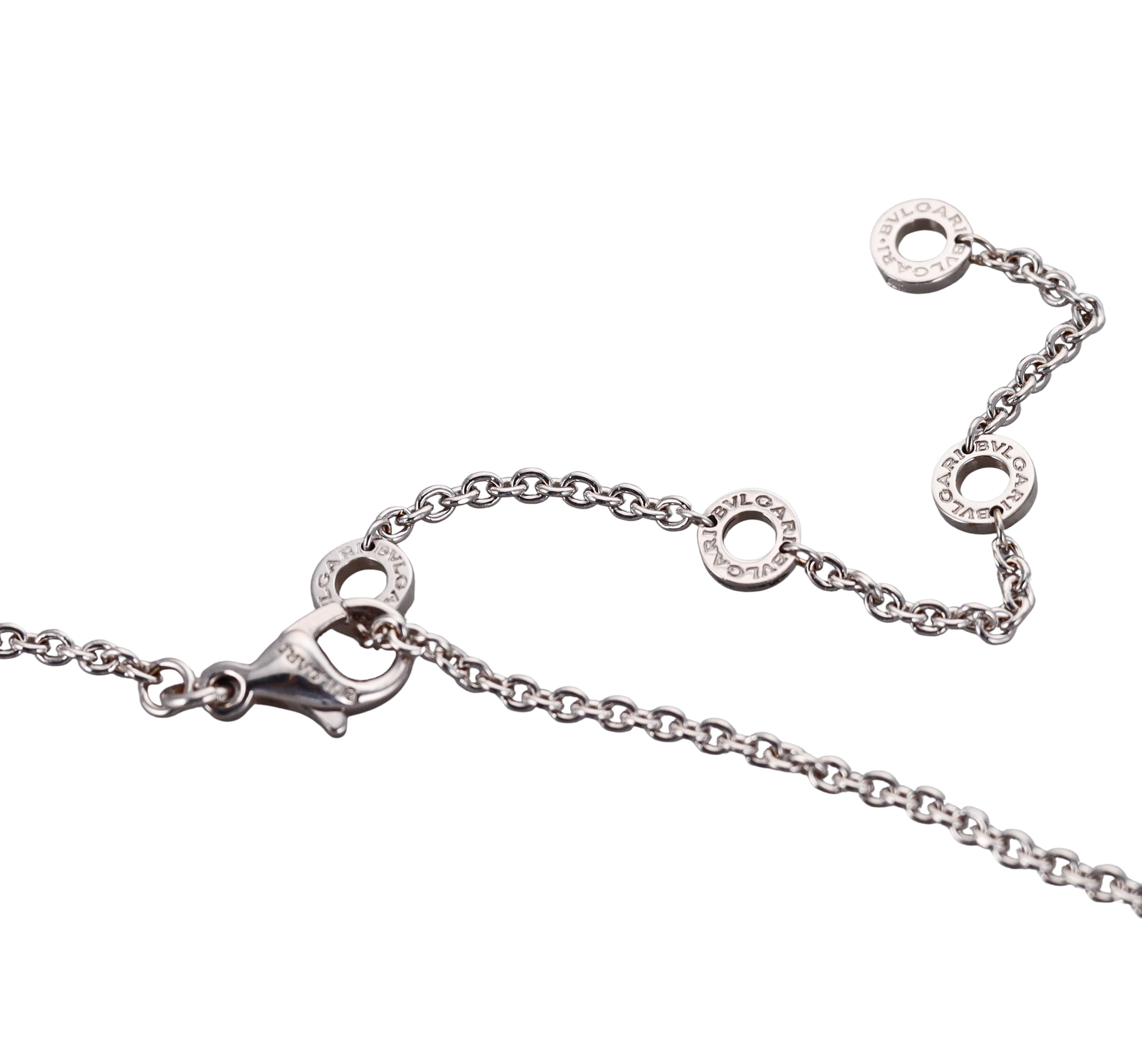 Bulgari Cerchi Astrale Diamond Gold Pendant Necklace