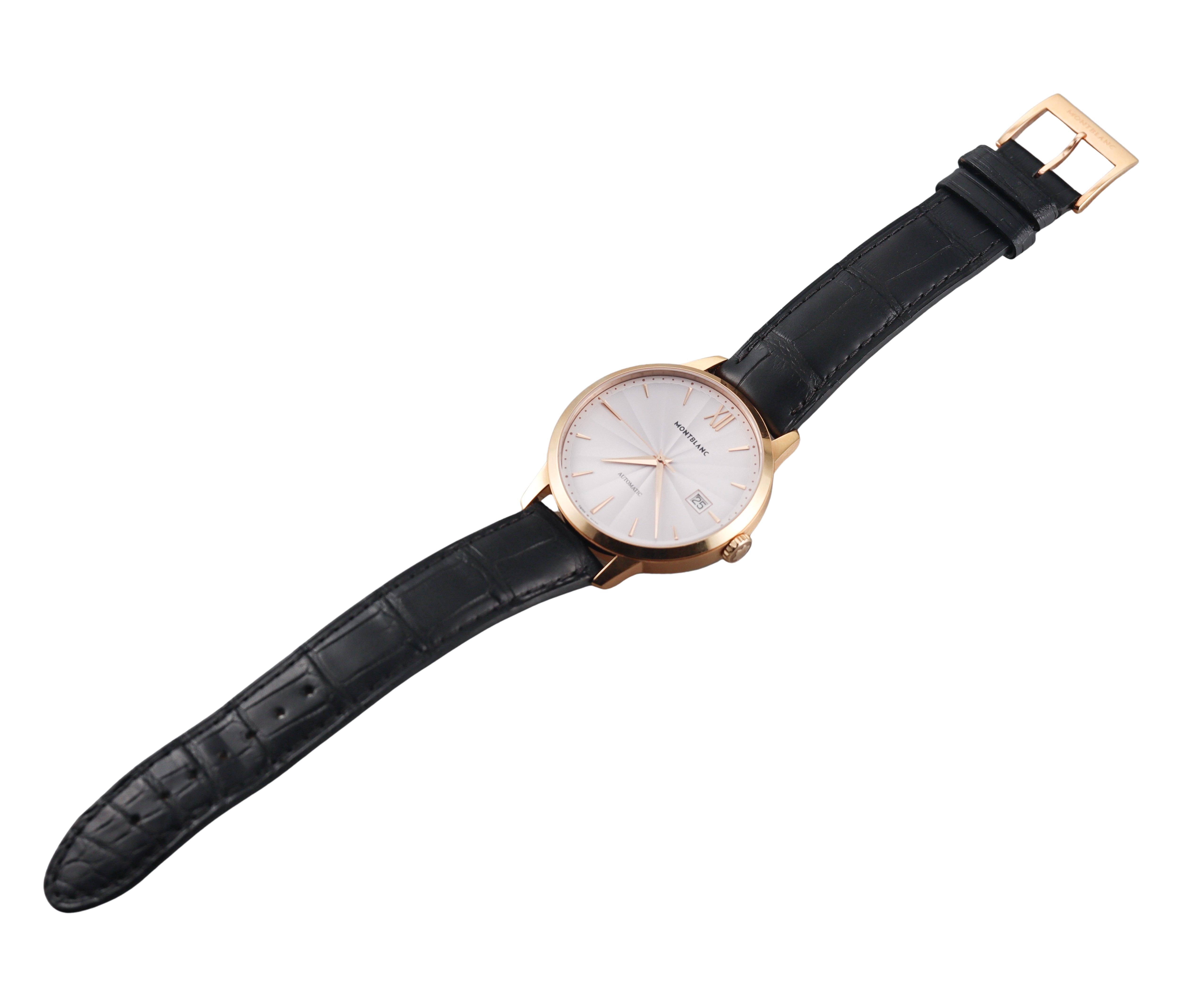 Montblanc Heritage Spirit Automatic Rose Gold Watch 113705