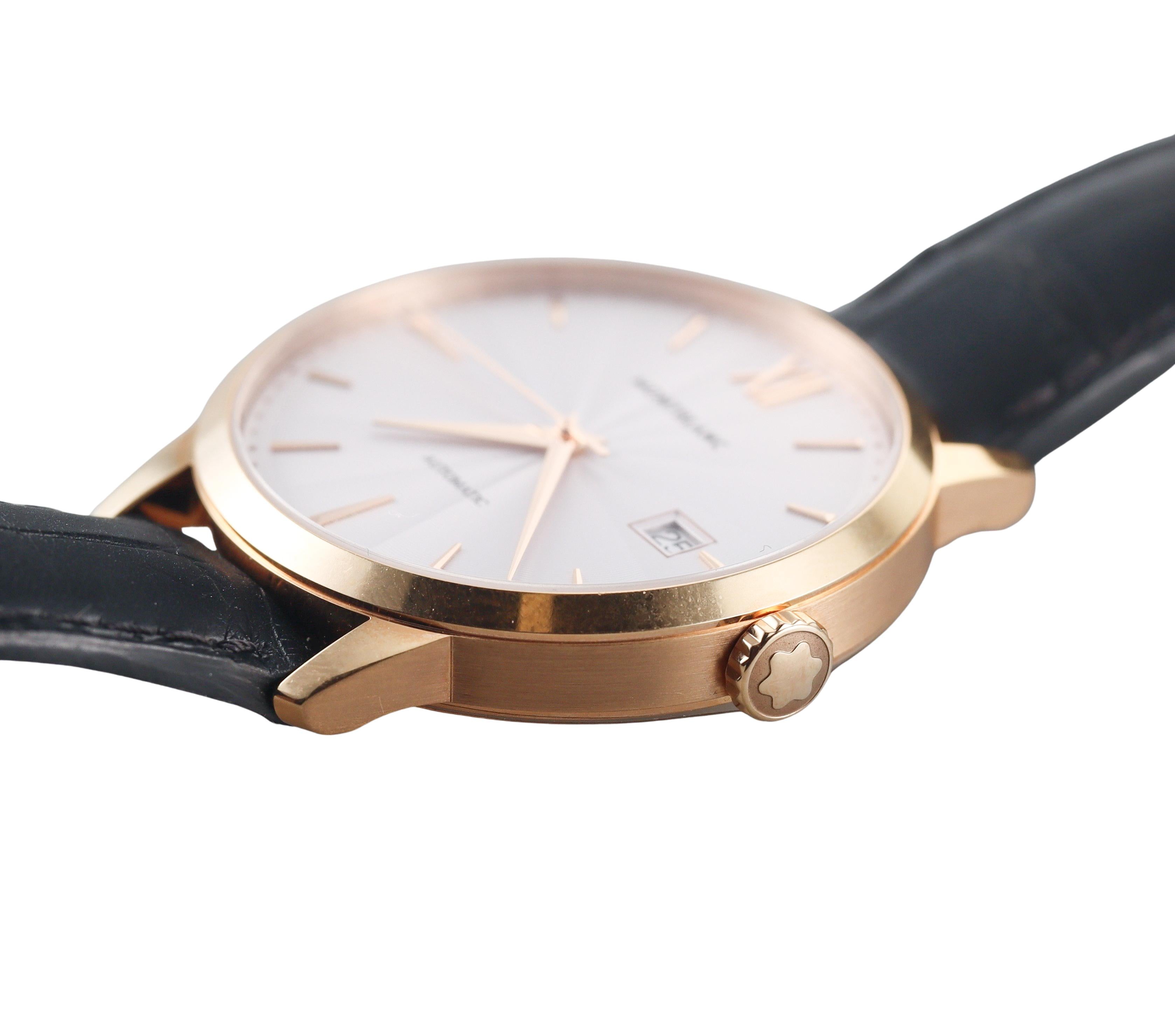 Montblanc Heritage Spirit Automatic Rose Gold Watch 113705