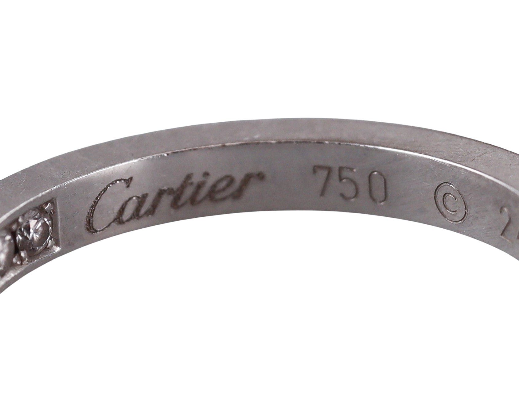 Cartier Inside Out Diamond Gold Hoop Earrings