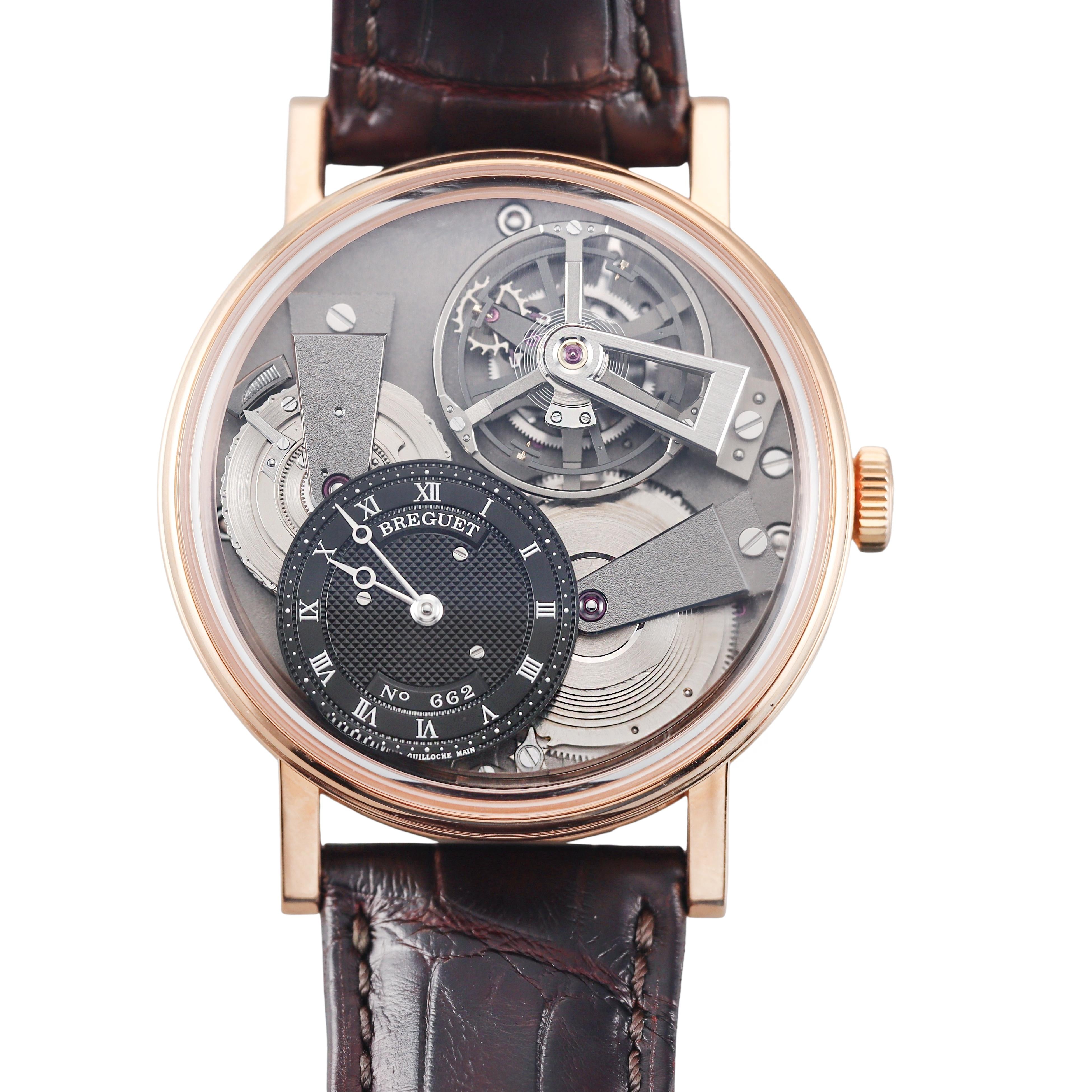Breguet Tradition Tourbillon 7047 Rose Gold Watch 7047BRG99ZU