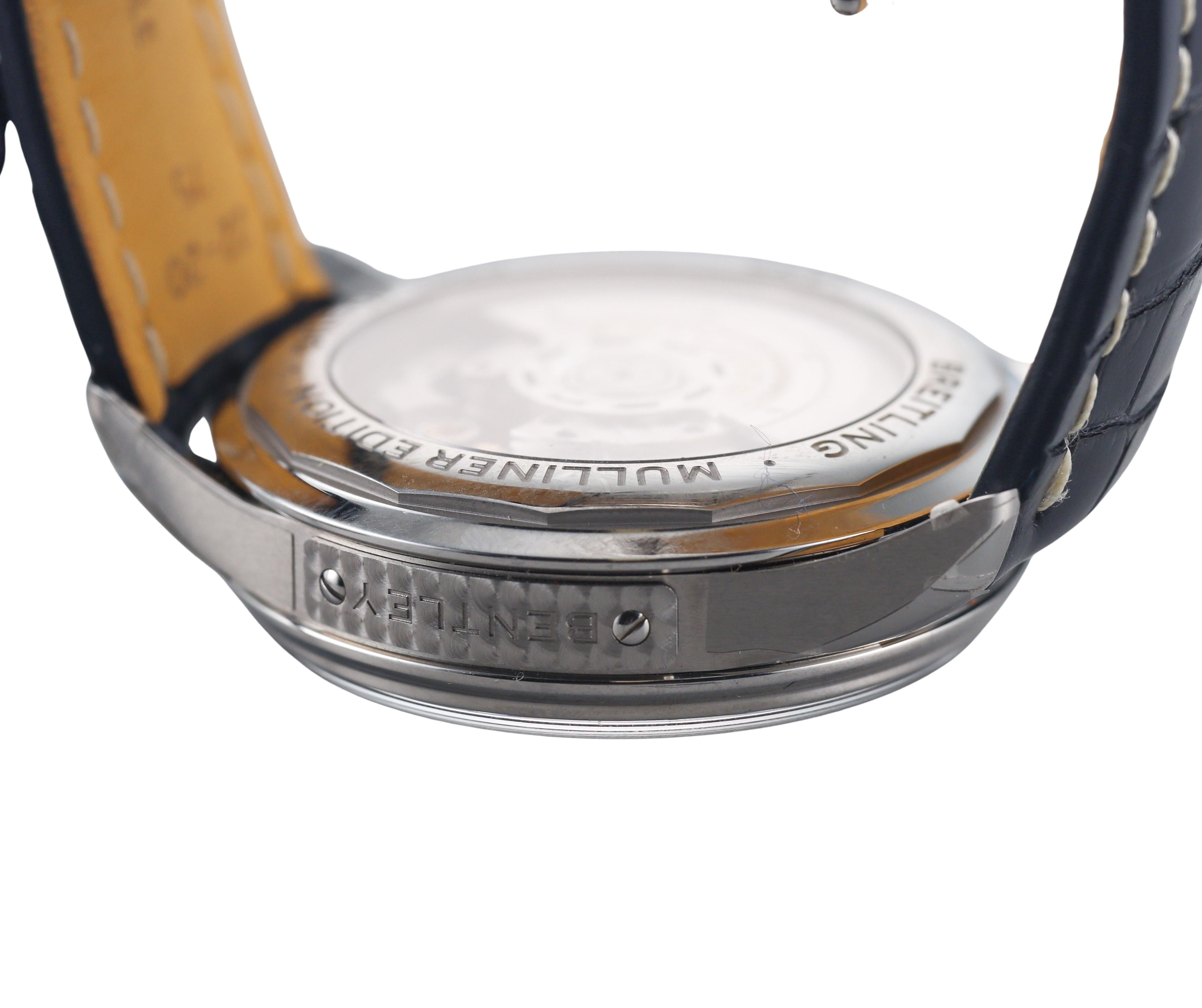 Breitling Premier B01 Chronograph 42 Bentley Mulliner Blue Watch AB0118A71G1P1