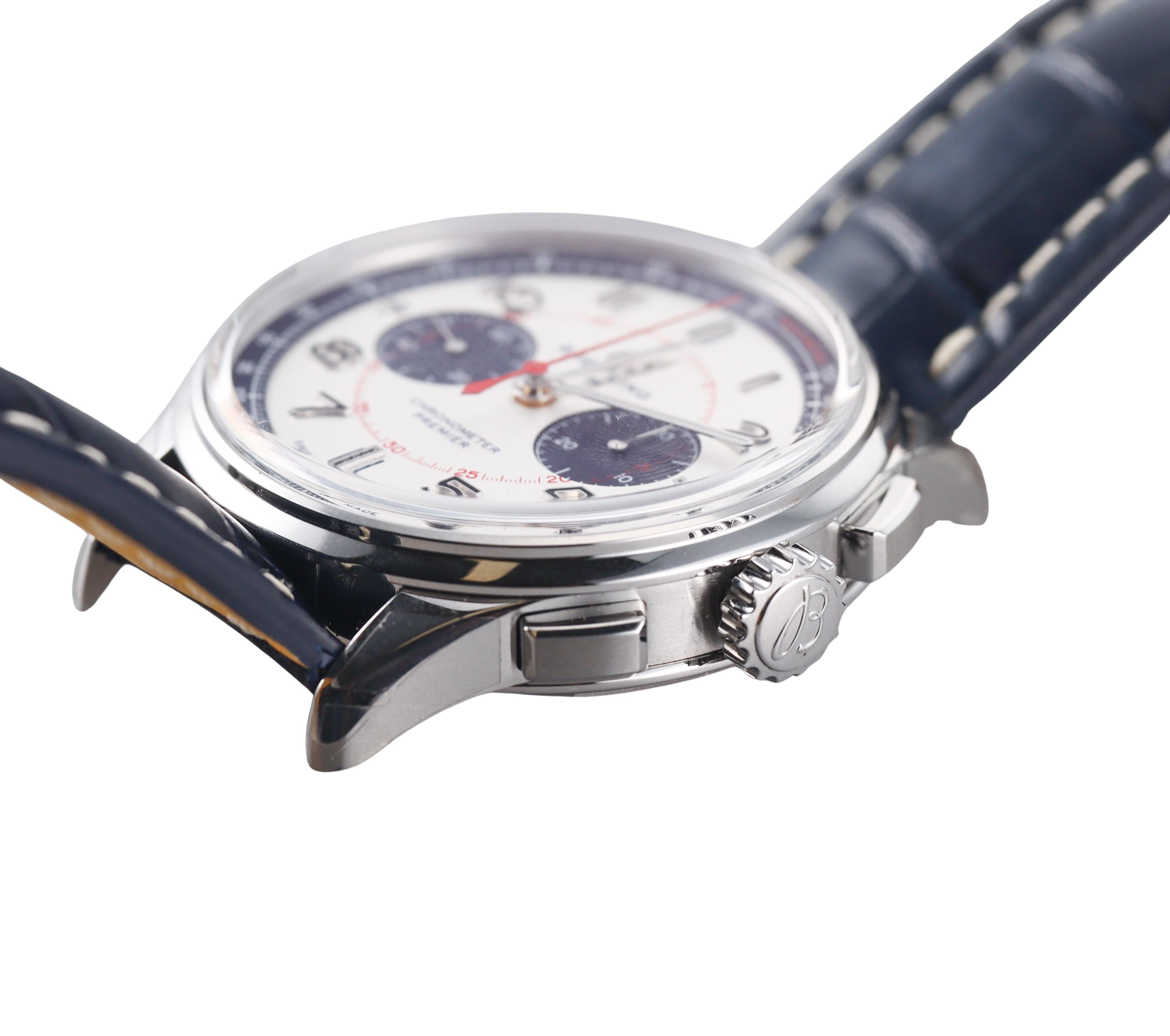 Breitling Premier B01 Chronograph 42 Bentley Mulliner Blue Watch AB0118A71G1P2