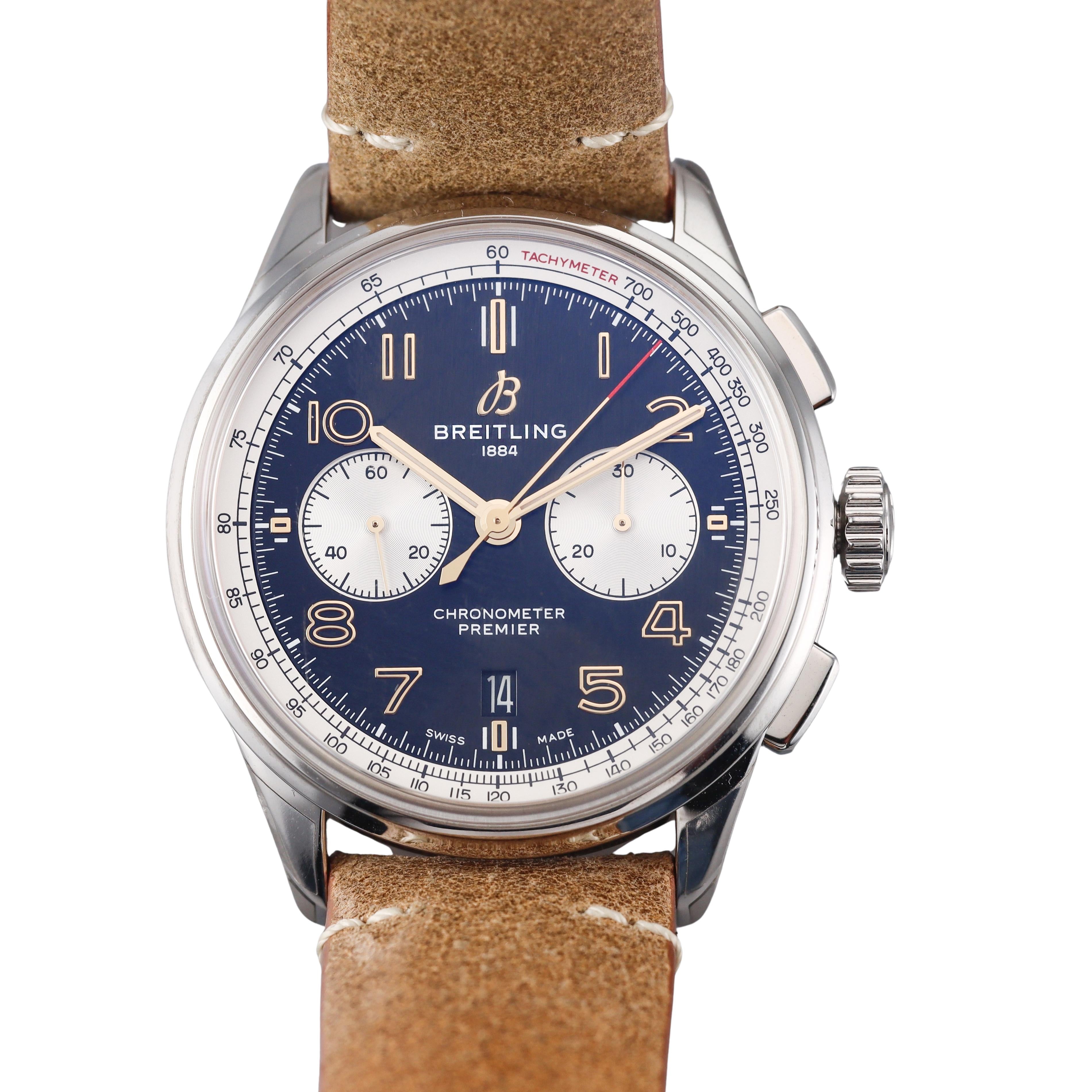 Breitling Premier B01 Chronograph 42 Norton Watch AB0118A21B1X1