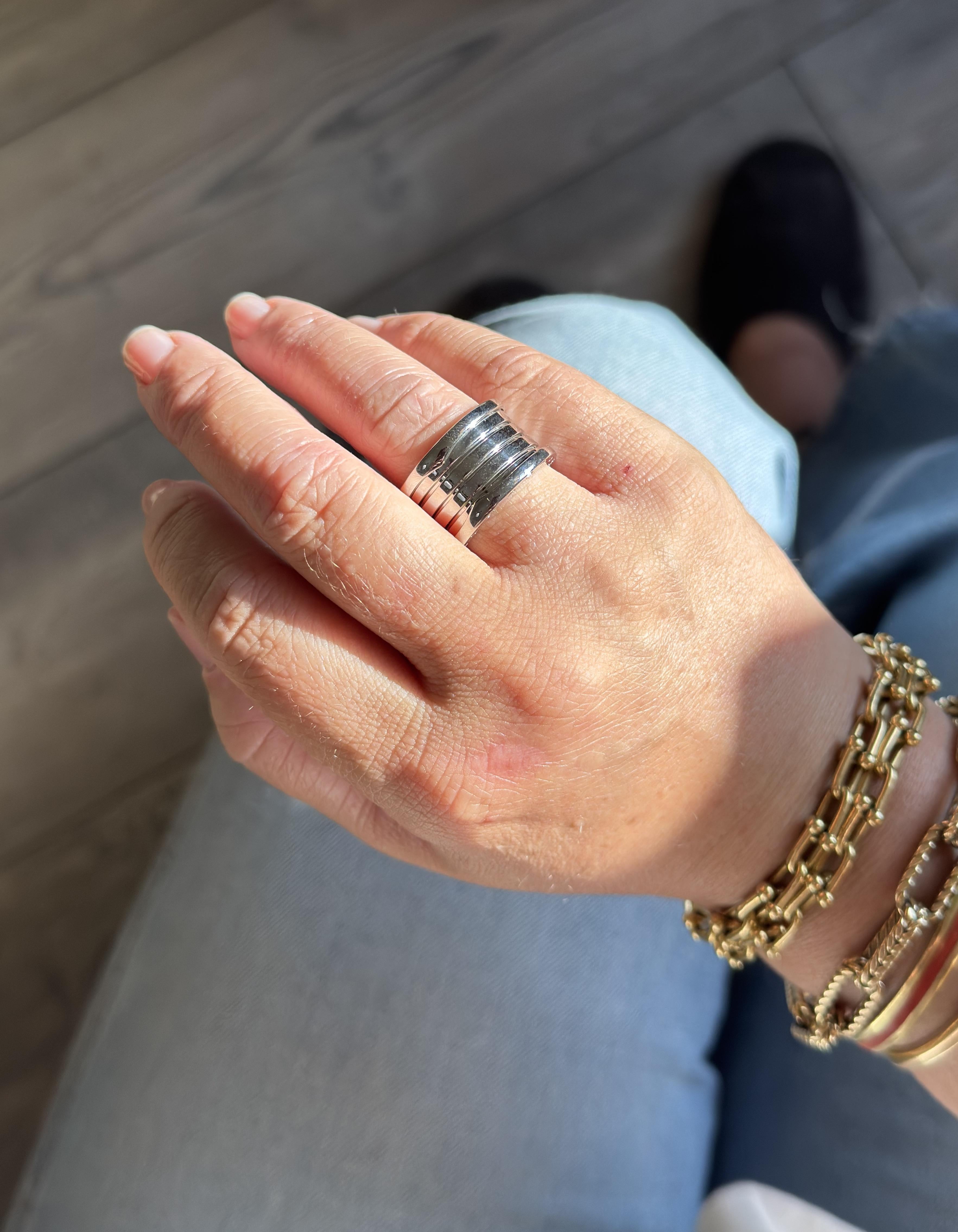 Bulgari B.Zero1 Gold Wide Band Ring