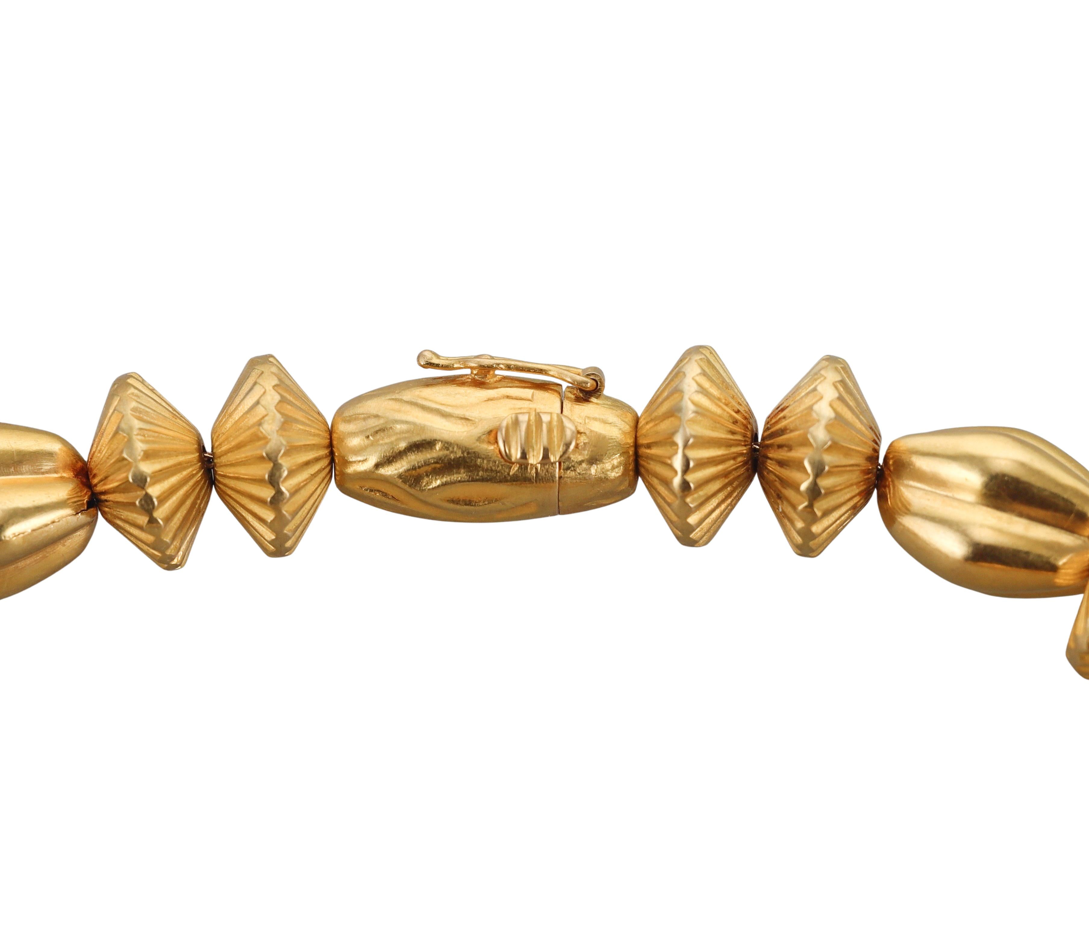 1960s Lalaounis Greece Minoan Mycenaean Gold Necklace