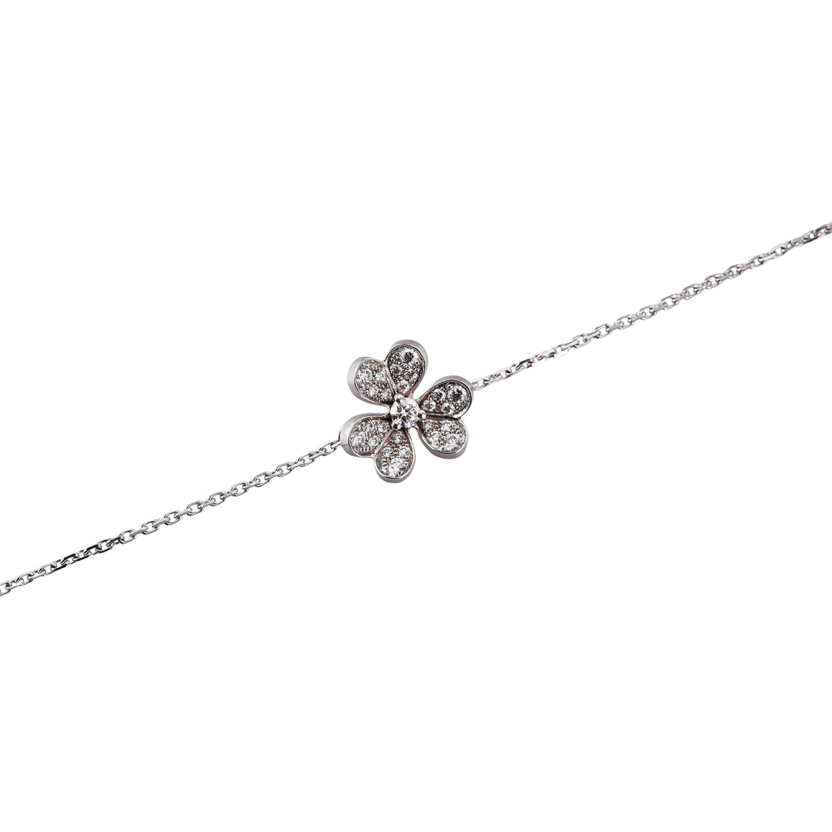 Van Cleef & Arpels Frivole Diamond Gold Bracelet