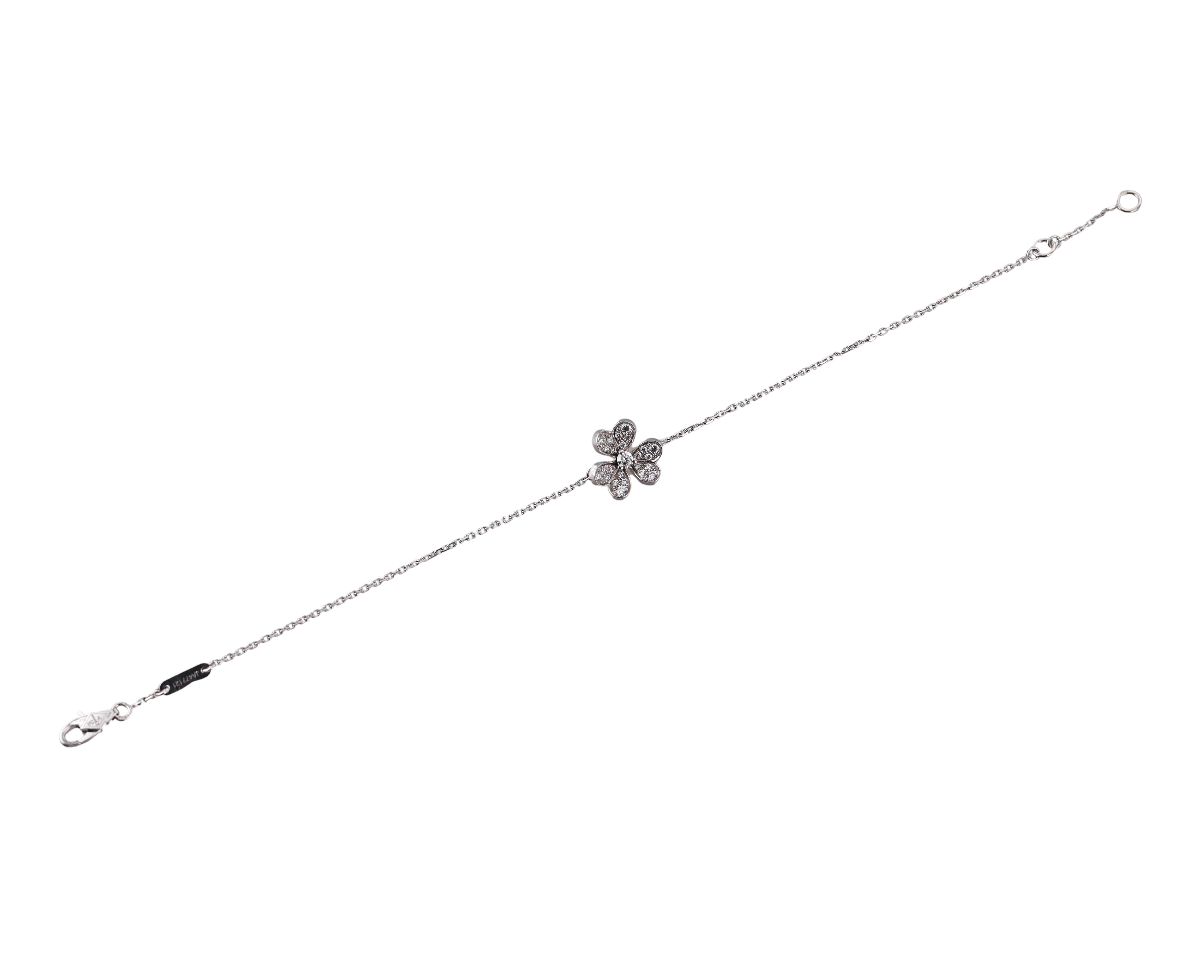 Van Cleef & Arpels Frivole Diamond Gold Bracelet