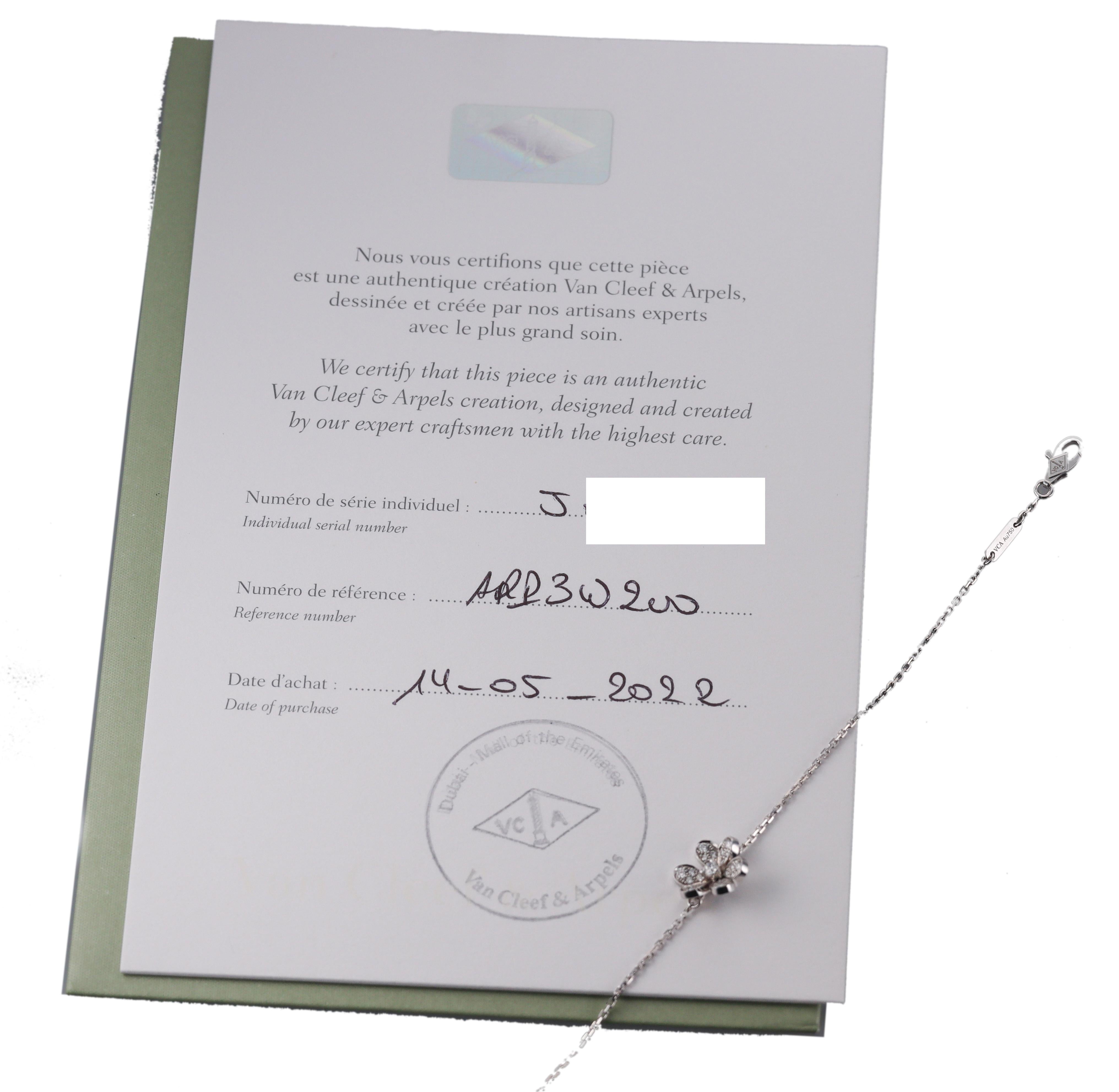 Van Cleef & Arpels Frivole Diamond Gold Bracelet