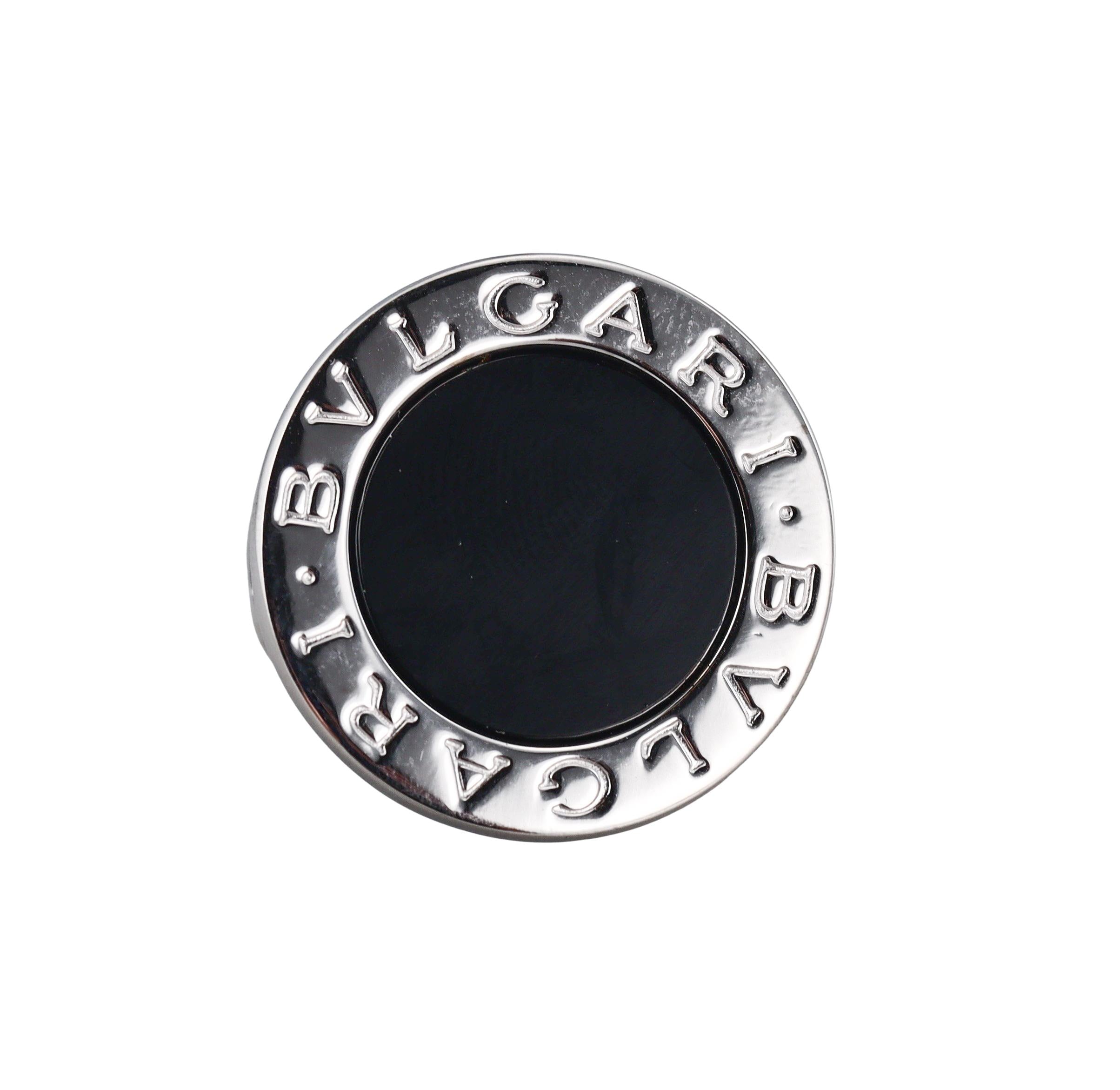 Bulgari Bvlgari Signature Onyx Gold Ring