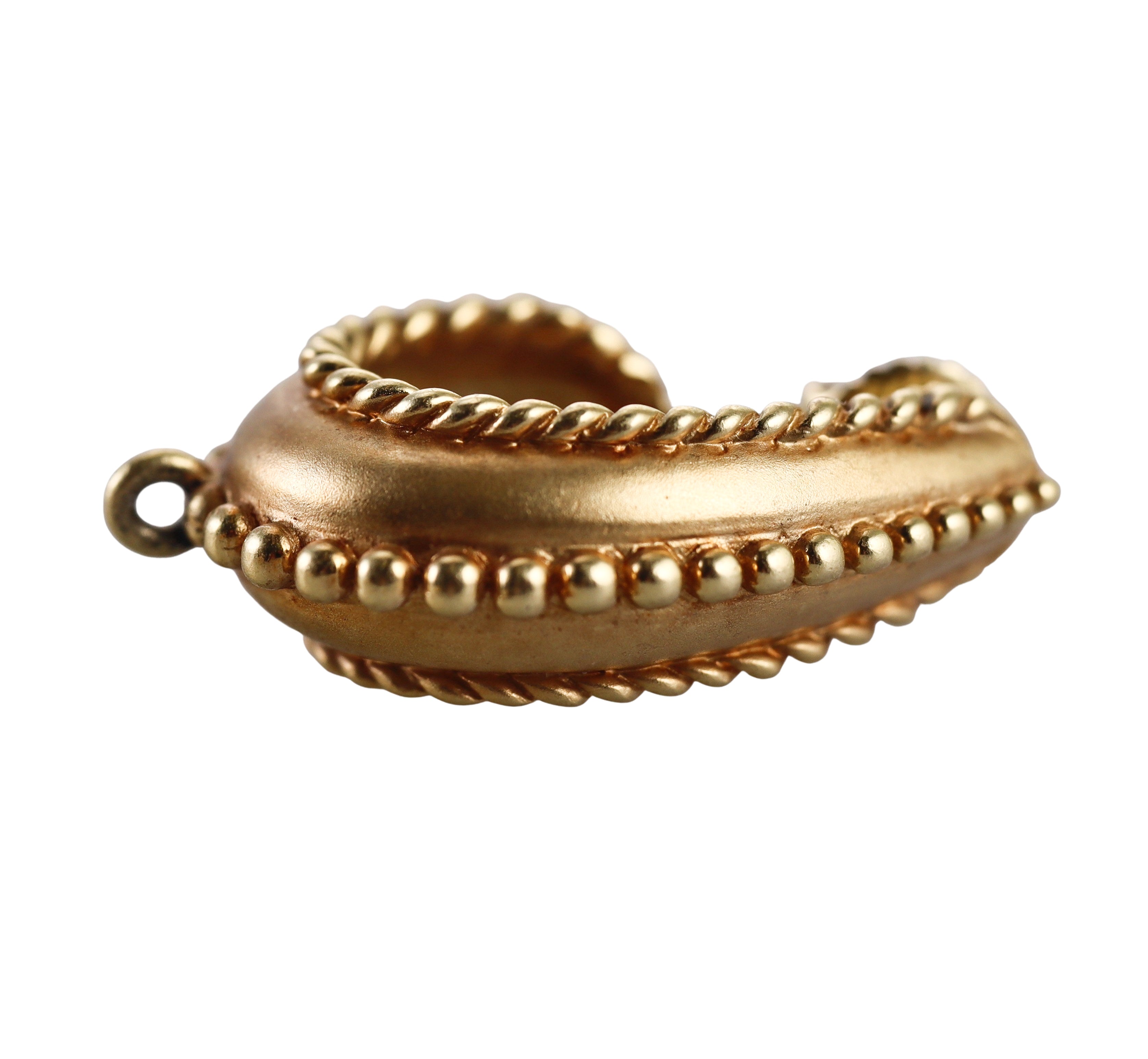 Cynthia Bach Gold Tanzanite Emerald Pearl Crown Night & Day Earrings