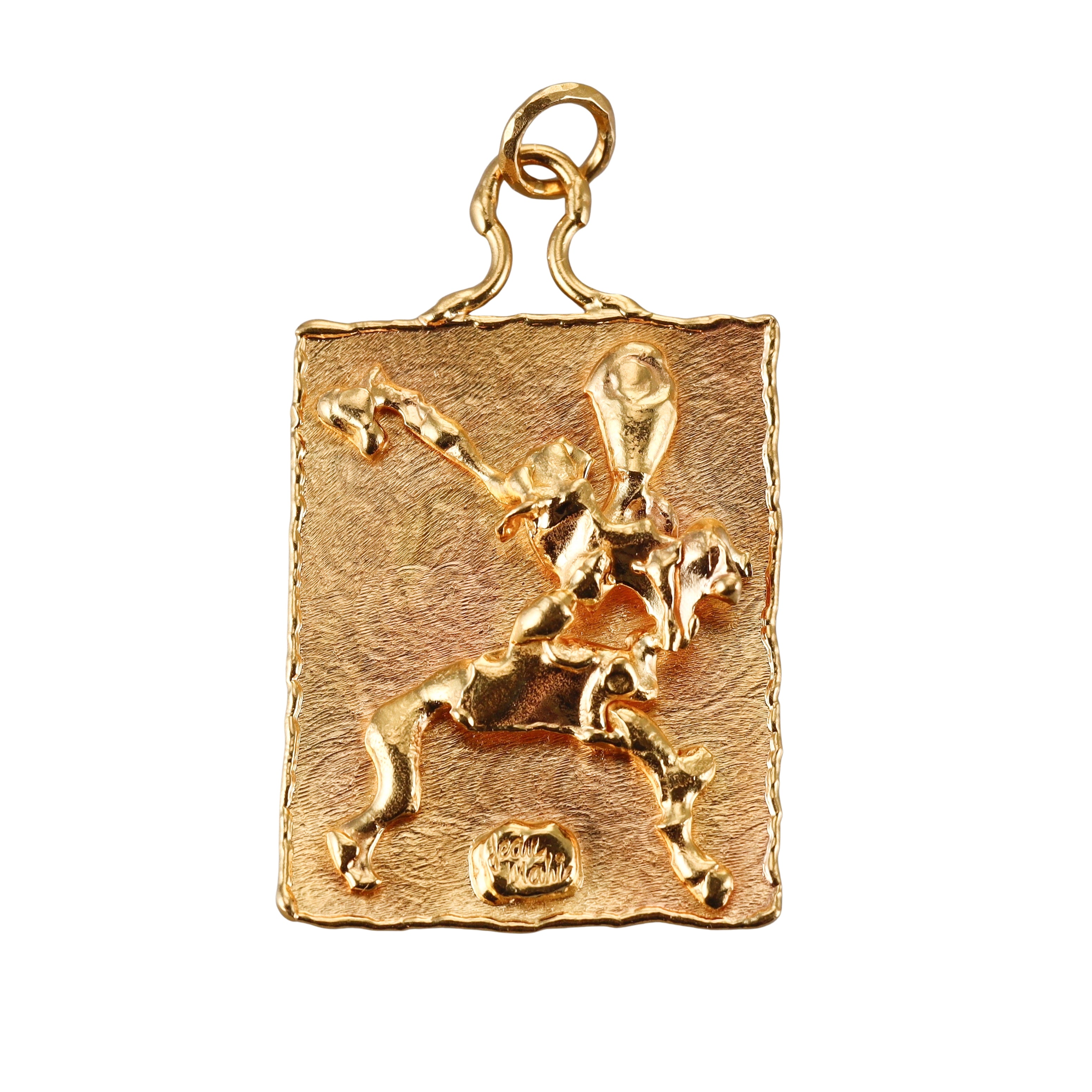 Jean Mahie 22k Gold Pendant