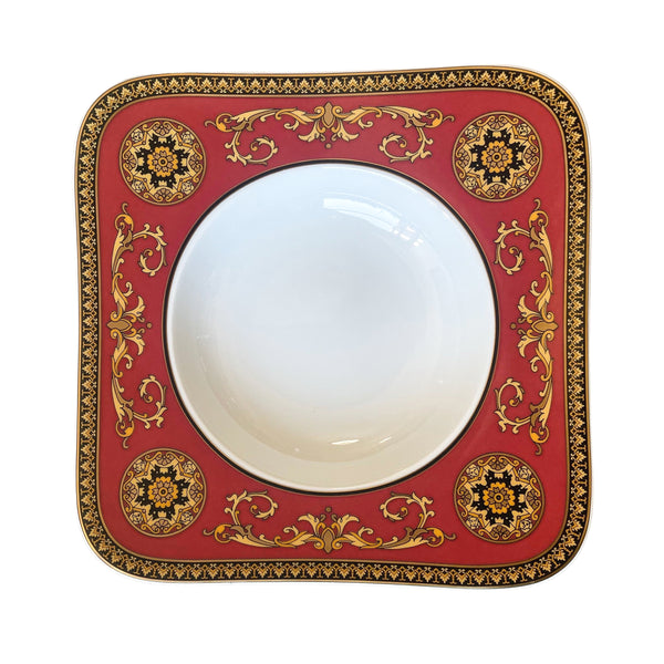 Versace by Rosenthal Medusa Square Soup Plate 16123