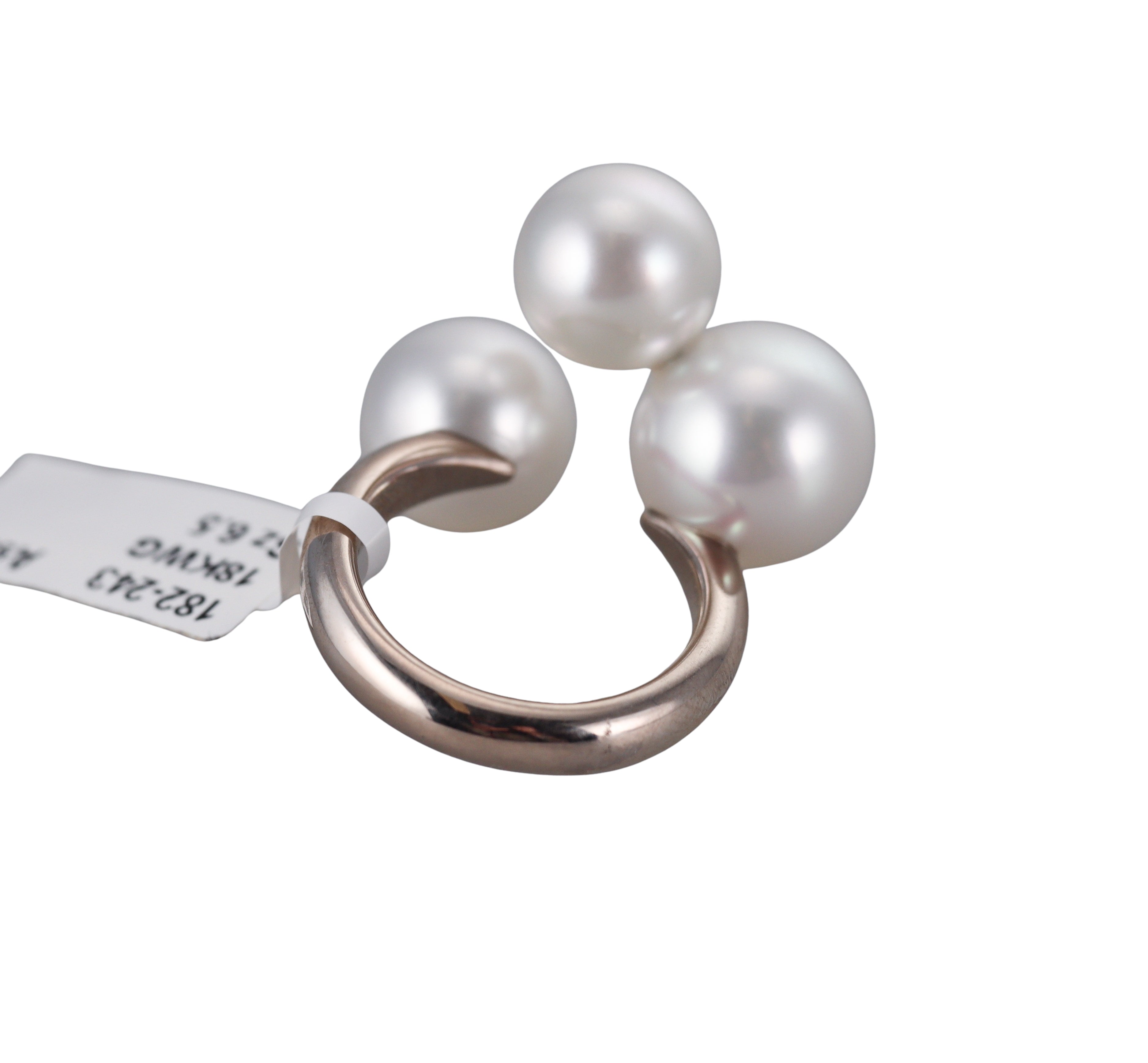 Assael South Sea Pearl White Gold Bubble Ring