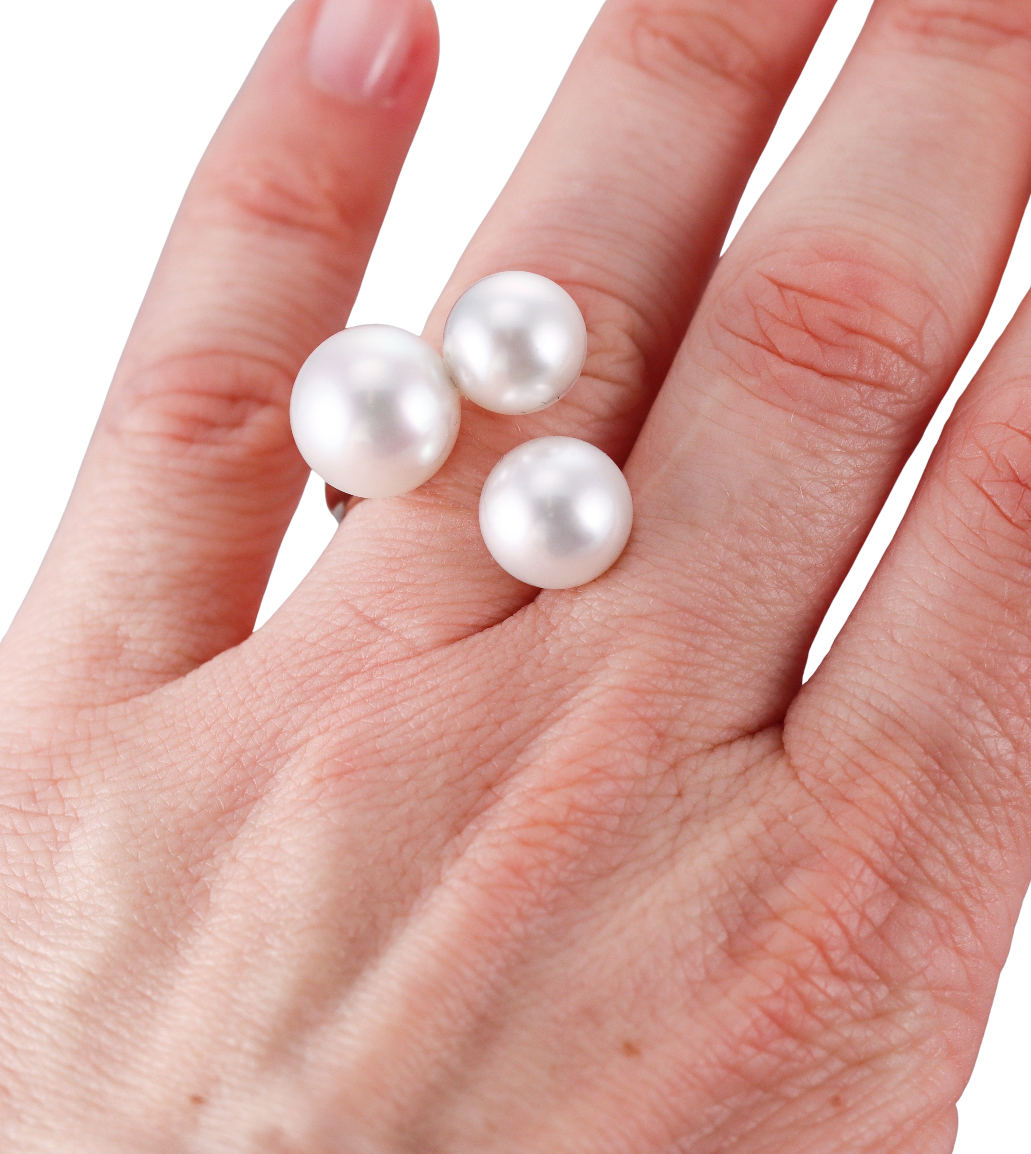 Assael South Sea Pearl White Gold Bubble Ring