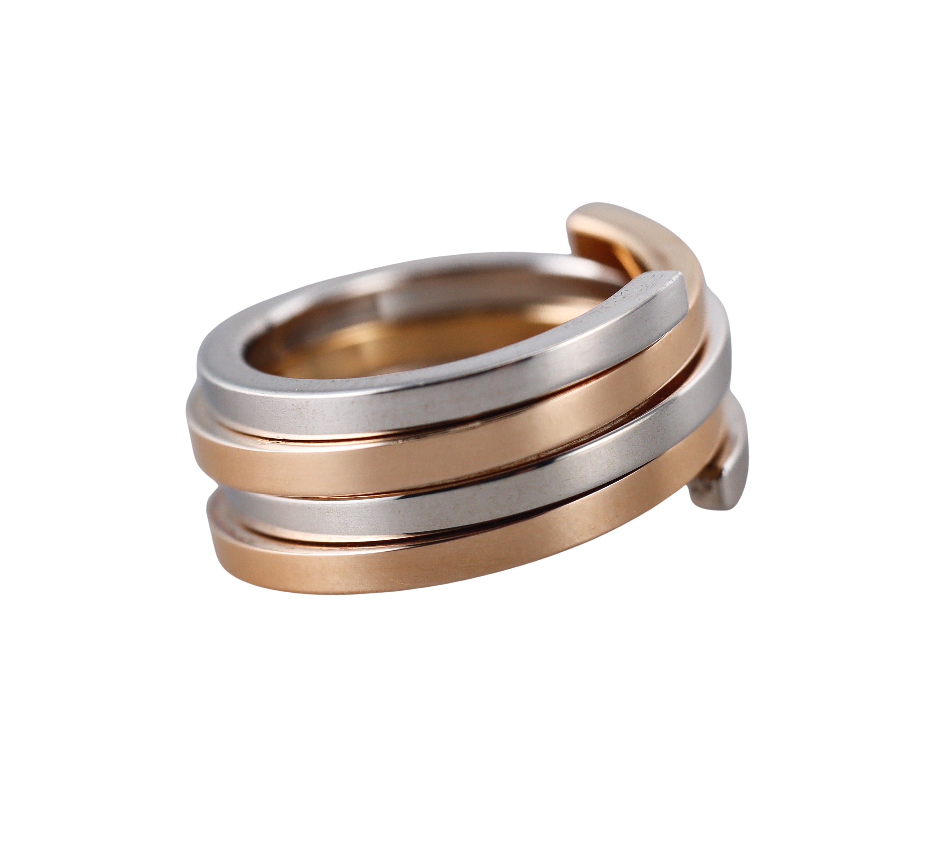 Dinh Van Spirale Rose Gold Sterling Silver Ring