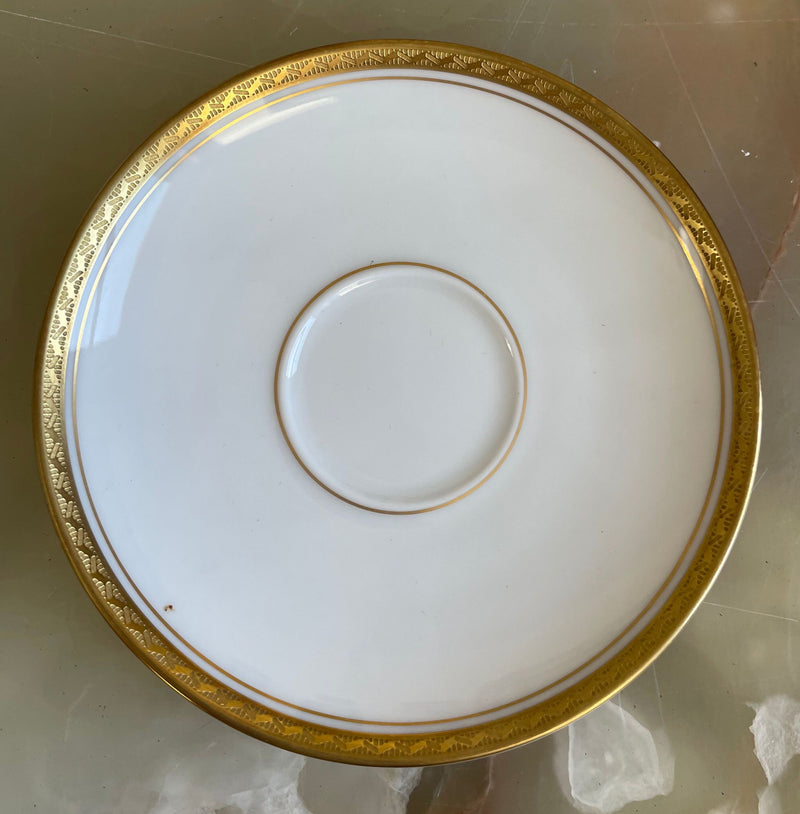 Versace by Rosenthal Classic White Espresso Cup and Saucer