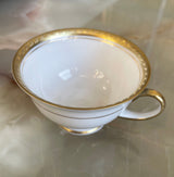 Versace by Rosenthal Classic White Espresso Cup and Saucer